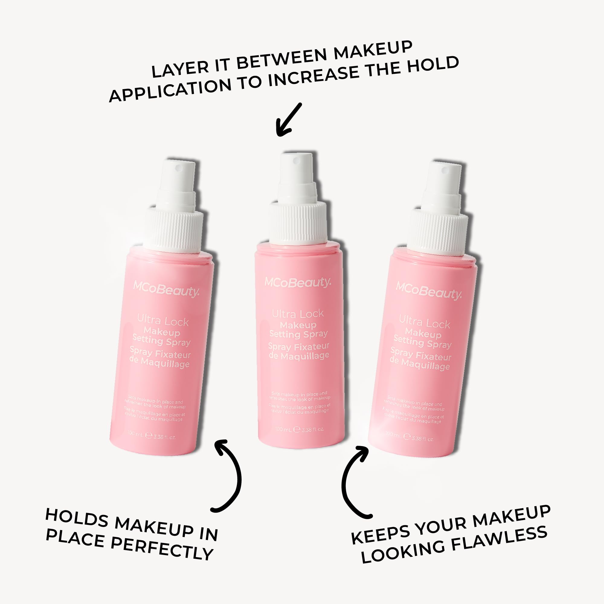 MCoBeauty - Miracle Flawless Setting Spray - Hydrating Multi-Use Mist with Aloe Vera and Glycerin - Primes, Sets and Refreshes Makeup - Setting Spray Makeup - 100ml Halalzen