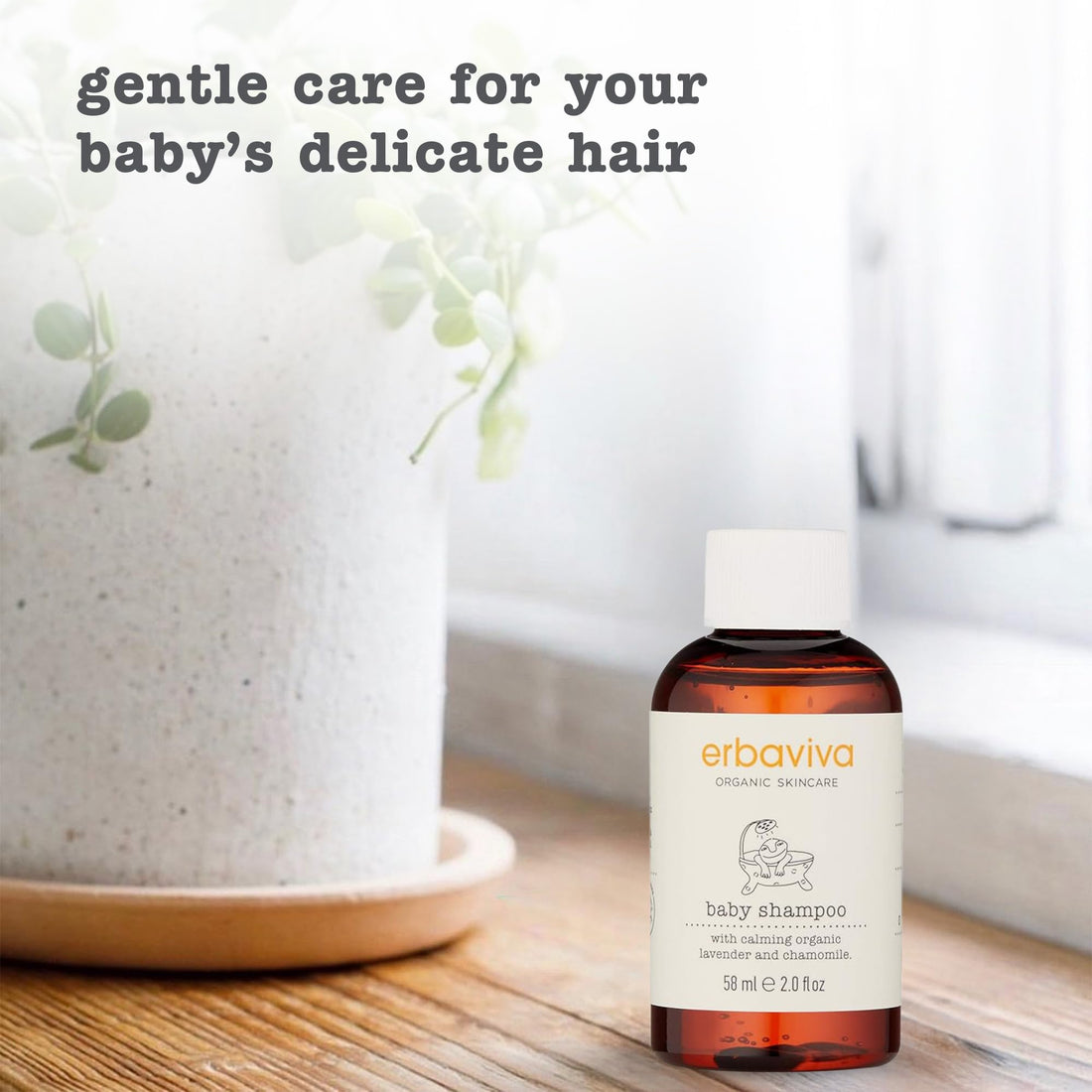 erbaviva Baby Shampoo, 16 Fl Oz Halalzen