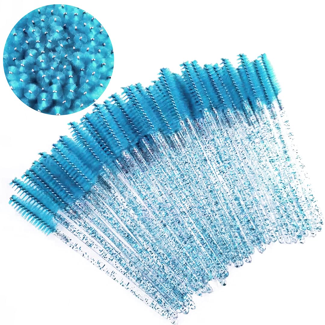 ZHIYE 50 pcs Eyelash Mascara Brushes, Wands Applicator Eyebrow Brush Makeup Kit, Eyebrow Castor Oil Brush Makeup Tool Halalzen