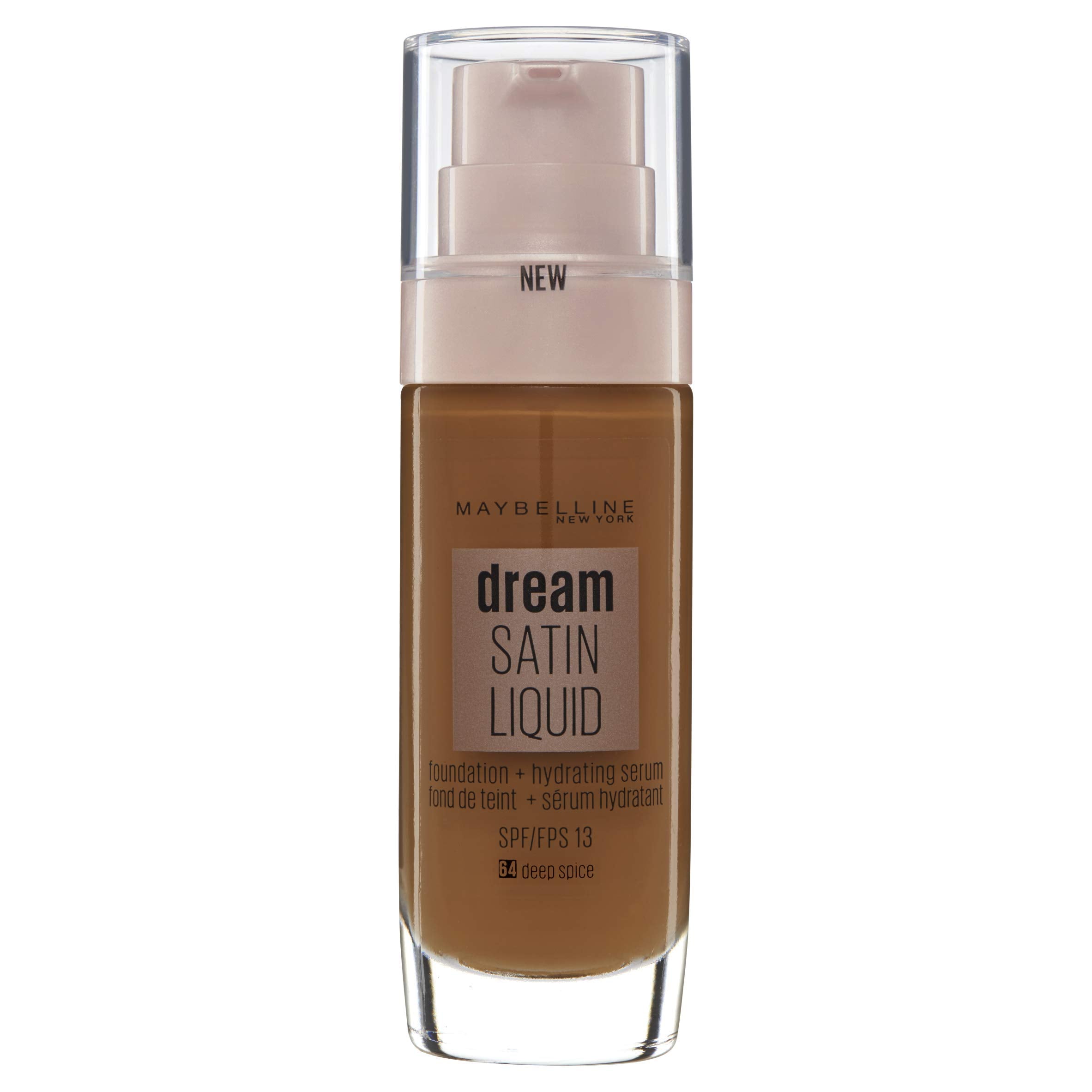 Maybelline Foundation, Dream Radiant Liquid Hydrating Foundation with Hyaluronic Acid and Collagen - Lightweight, Medium Coverage Up to 12 Hour Hydration, 30 Sand Halalzen