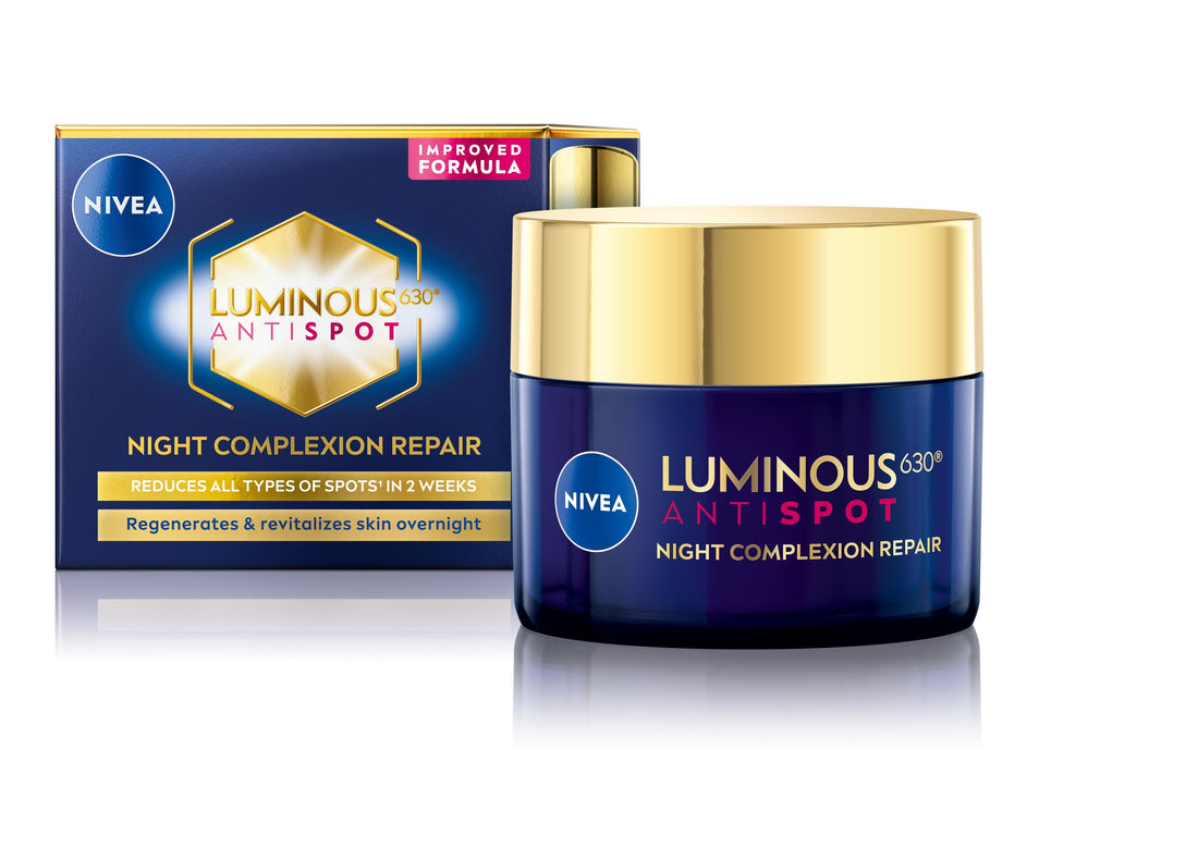NIVEA Luminous 630 Anti Dark-Spot & Anti-Age Serum (30ml), Anti-Wrinkle Face Serum Reduces Age Spots and Dark-Spots, Firming and Hydrating Serum to Reduce Wrinkles and Fine Lines Halalzen