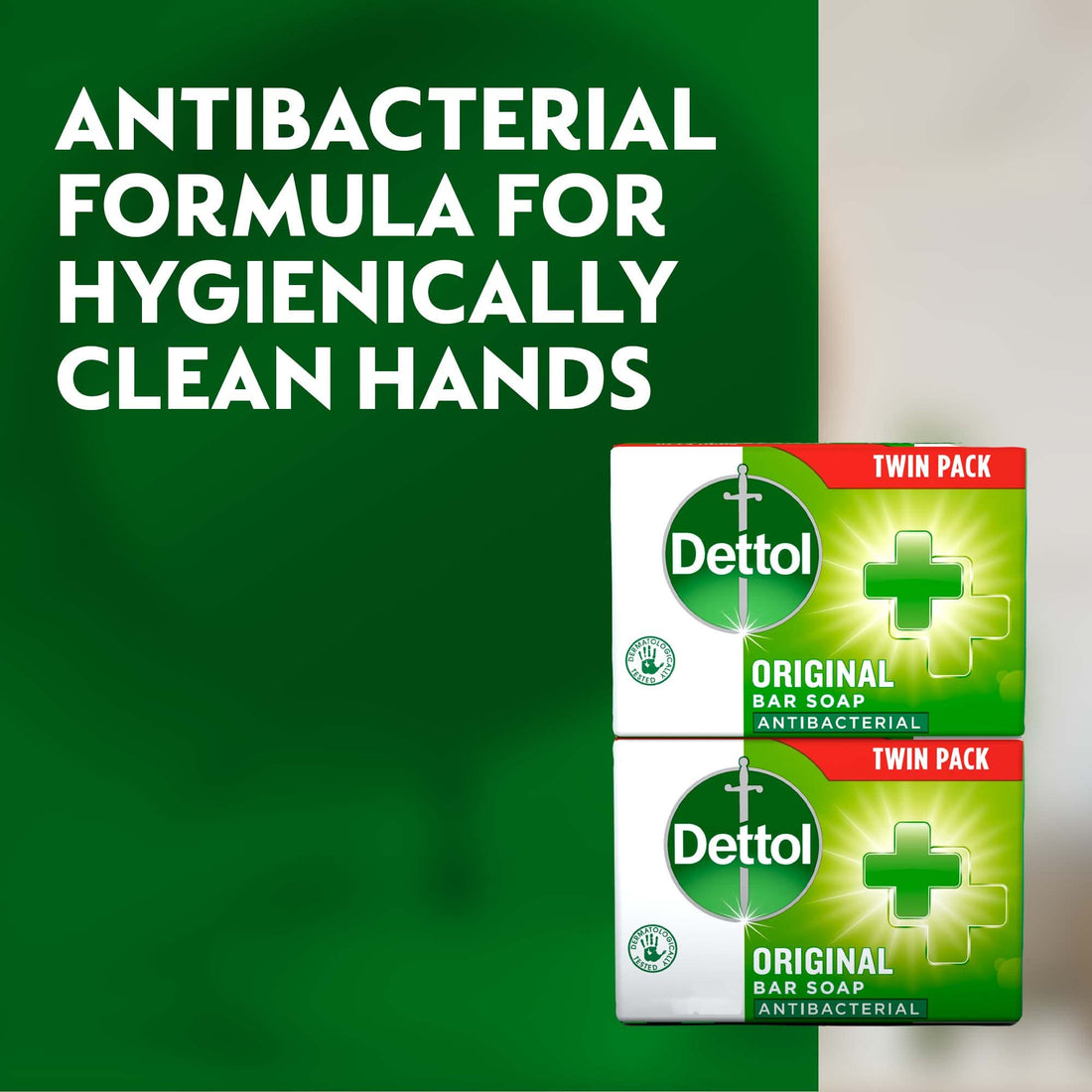 Dettol Antibacterial and Moisturings Bar Soap Original, Pack of 12 Halalzen
