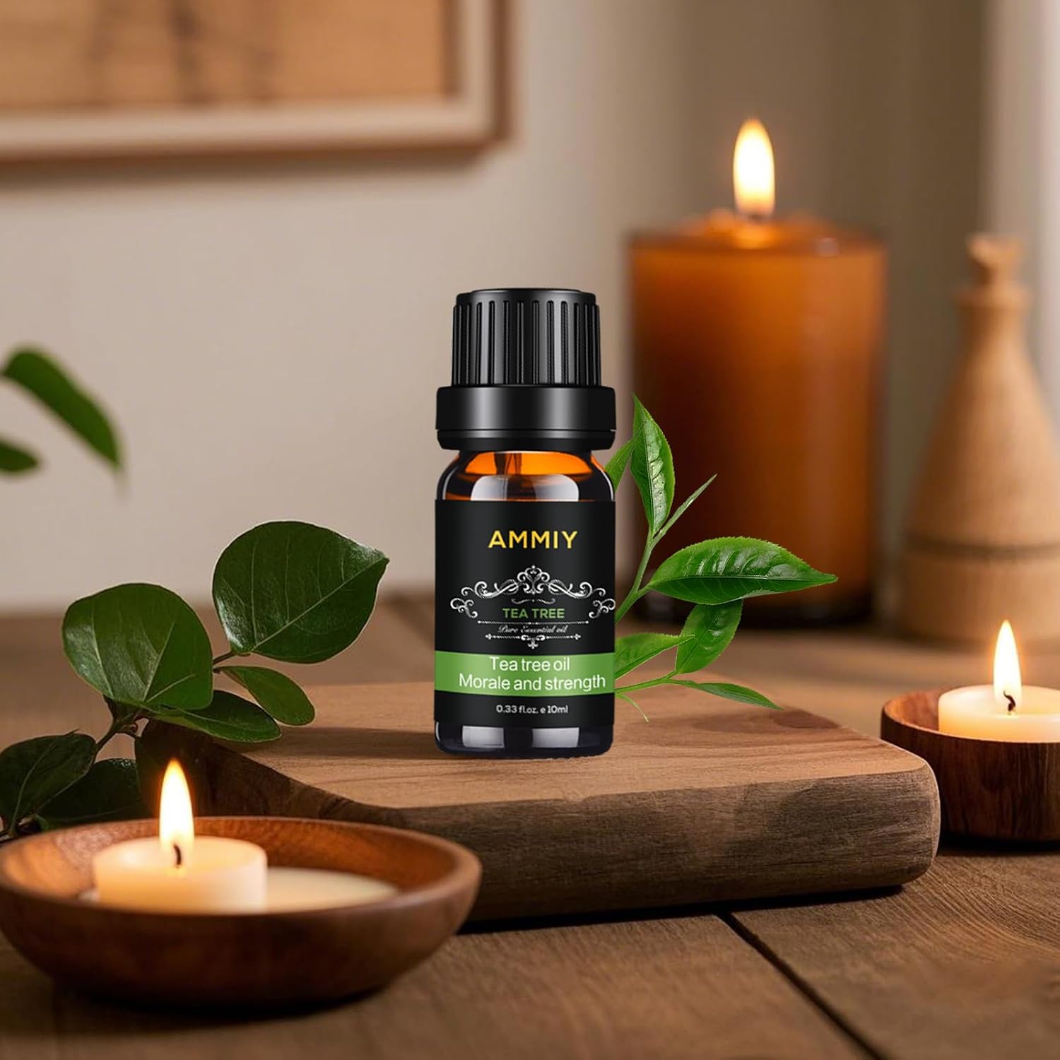 Essential Oils Gift Set, 10ml*Top 6 Relaxing Scents, Pure, Natural, Vegan Oils Including Eucalyptus, Lemon, Peppermint, Lavender, Sweet Orange and Tea Tree