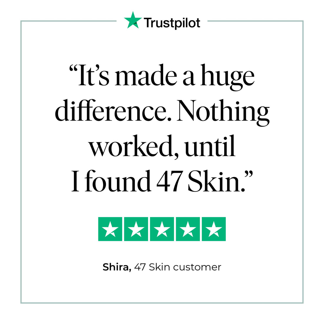 47 Skin | Hydrating Face Serum with Silver Chitoderm for ALL Skin Types | Clears Acne, Prevents & Heals Breakouts & Blemishes, Repairs Scars | Moisturises and Nourishes For Smooth Skin | 30ml
