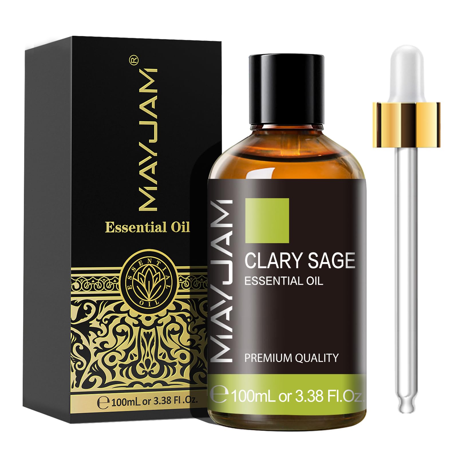 MAYJAM Sandalwood Essential Oils 100ML, Sandalwood Oil for Diffuser, Humidifier, DIY, Home, Office