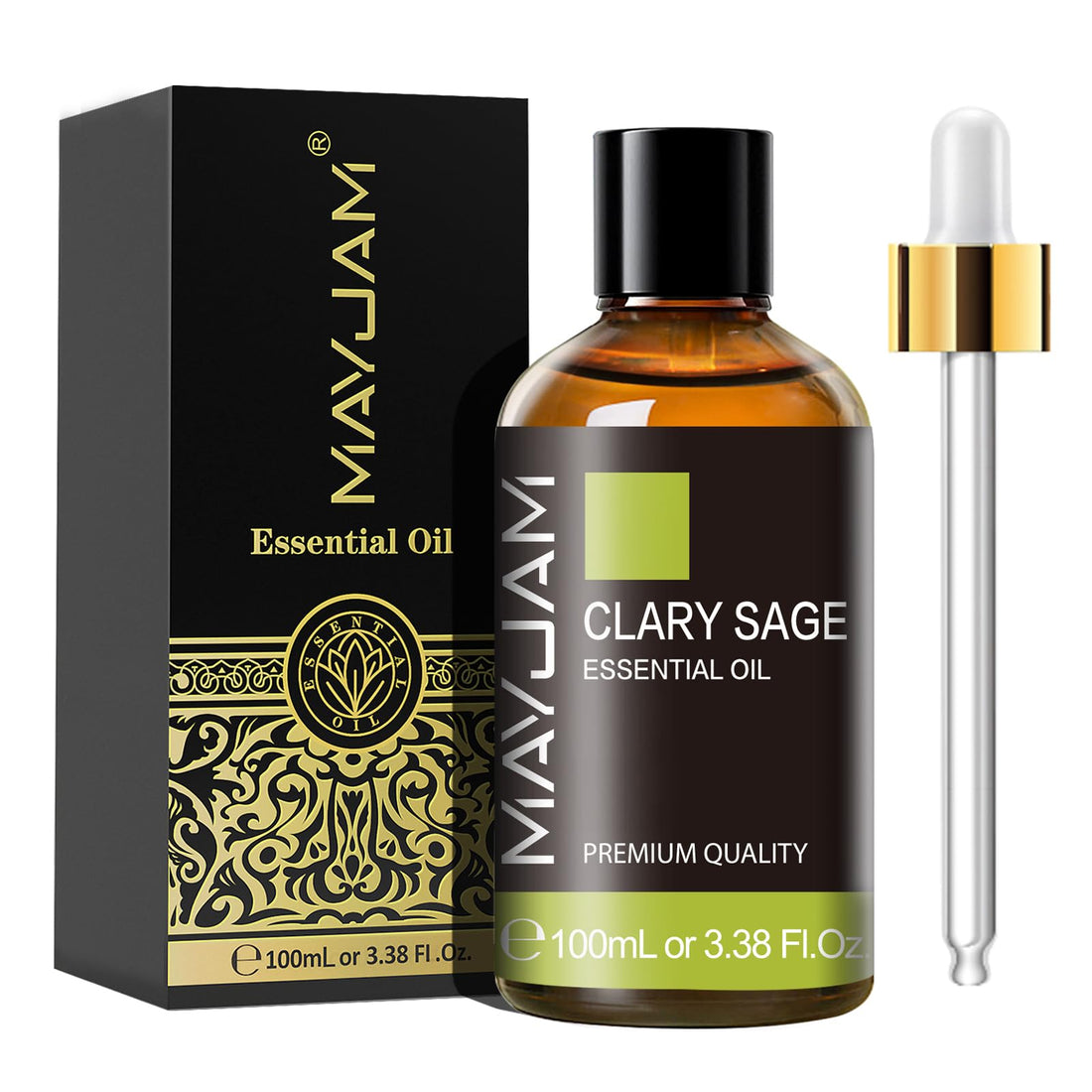 MAYJAM Sandalwood Essential Oils 100ML, Sandalwood Oil for Diffuser, Humidifier, DIY, Home, Office
