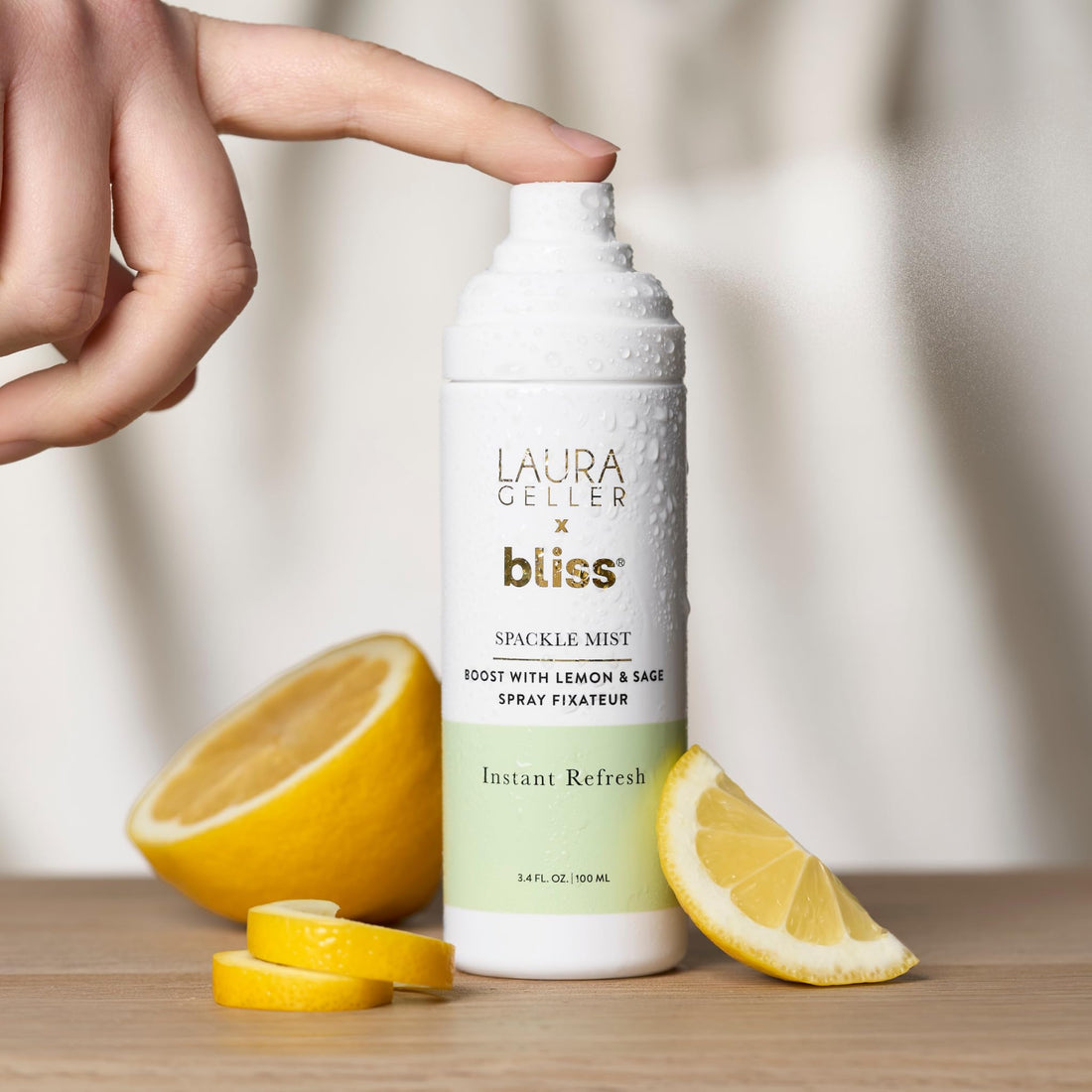 LAURA GELLER NEW YORK Spackle Mist Boost Setting Spray with Electrolytes - Long-Lasting Makeup Spray with Blue Light Protection - Dewy Skin Makeup Setting Spray