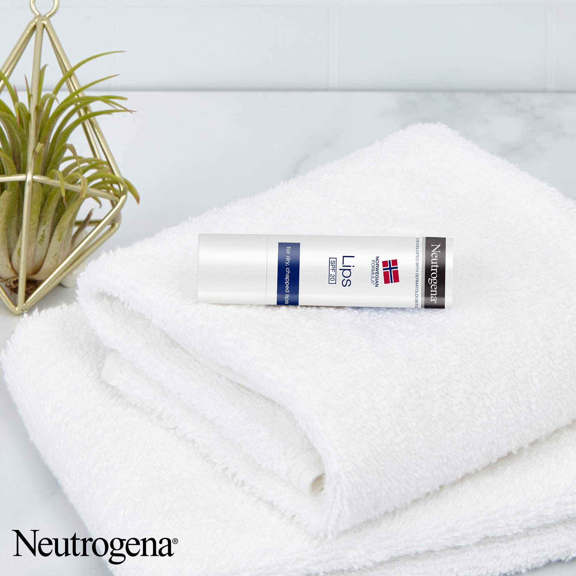 Neutrogena Norwegian Formula SPF 20 Lip Balm (4.8g), Lipcare to Provide Immediate and Lasting Relief for Dry, Chapped Lips with Sun and All Weather Protection Halalzen