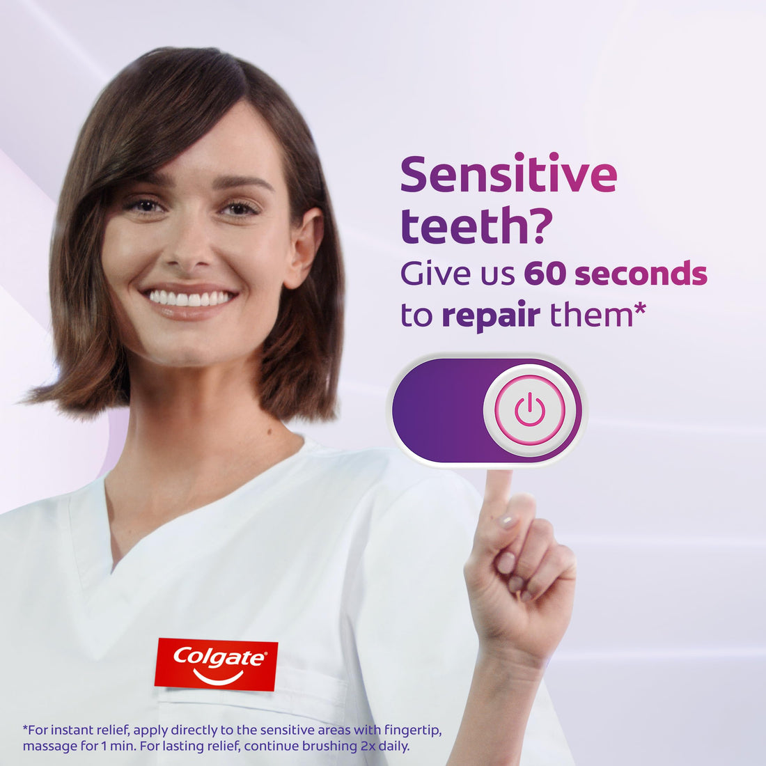 Colgate Sensitive Repair & Prevent + Gentle Whitening Toothpaste 75ml, Toothpaste for Sensitive Teeth, Acts in 1 Minute, Seals and Repairs Sensitive Areas of Teeth, Prevents Pain Coming Back