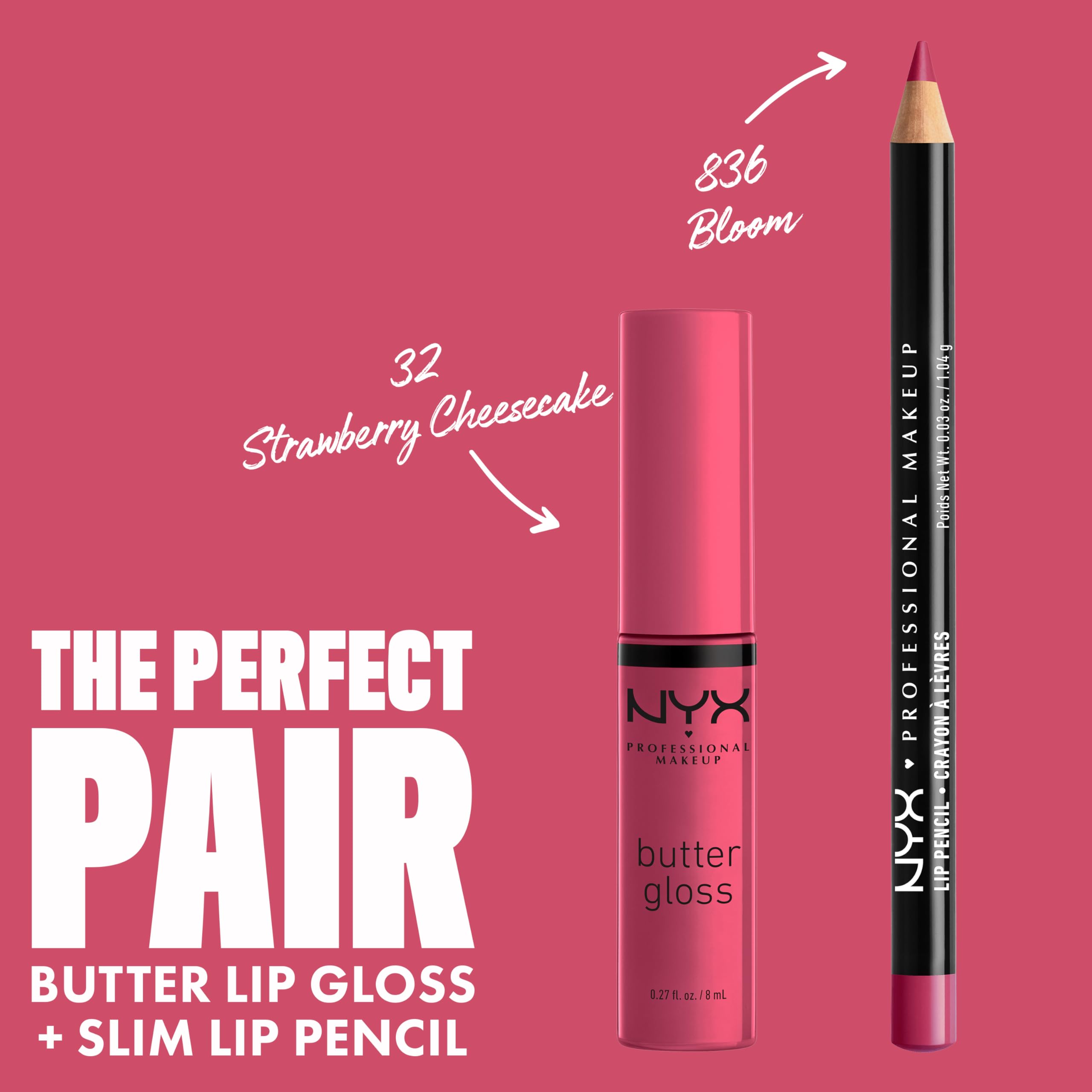 NYX PROFESSIONAL MAKEUP Butter Gloss, Non-Sticky Lip Gloss - Madeleine (Mid-Tone Nude)