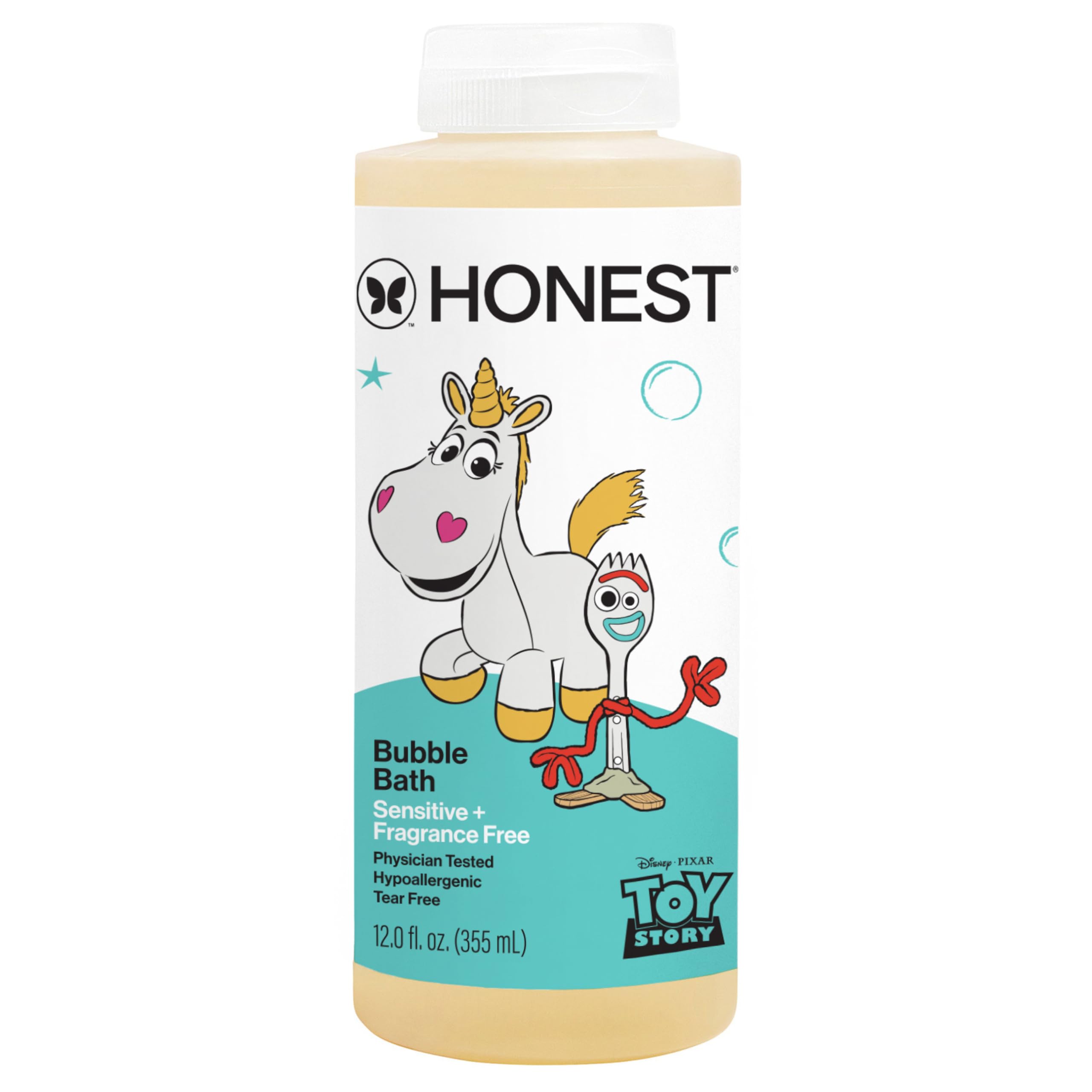 The Honest Company Foaming Bubble Bath & Baby Wash, Tear-Free, Hypoallergenic, Natural Formula, Lavender Calm Scent, 12 fl oz Halalzen