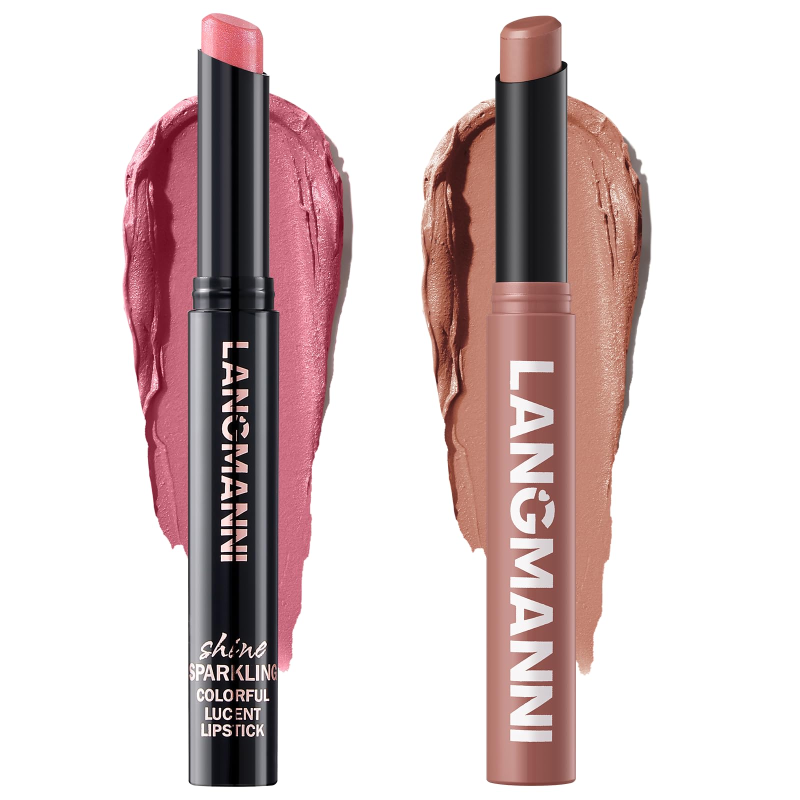 12Pcs Velvet Matte Lipstick Nude Matte Soft Dark Color Stick High Pigmented Long-Lasting Waterproof Lip Stick Lip Balm Beauty Cosmetics Gift for Women(01#-12#)