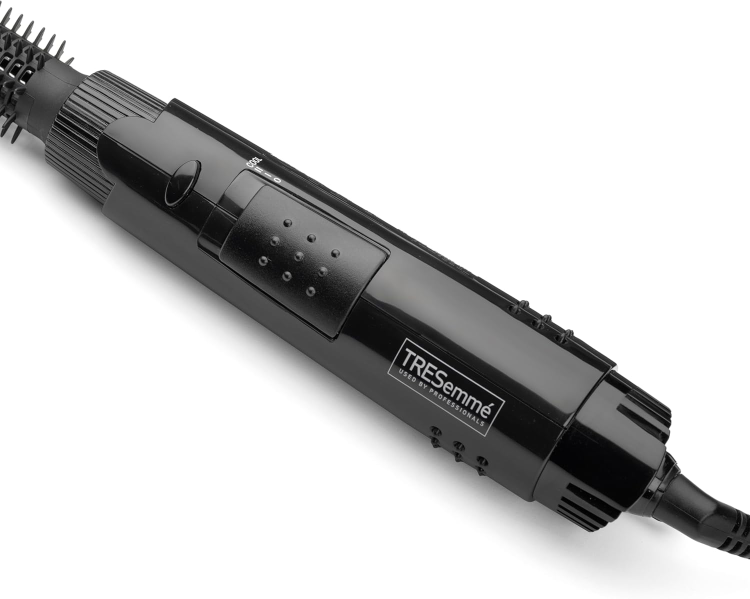 TRESemme Full Finish Air Styler - 300W Hair Dryer Brush With 3 Interchangeable Brush Heads, Curl Release Button, 3 Heat Settings, Cool Shot, Swivel Cord, Black, 5265TU Halalzen