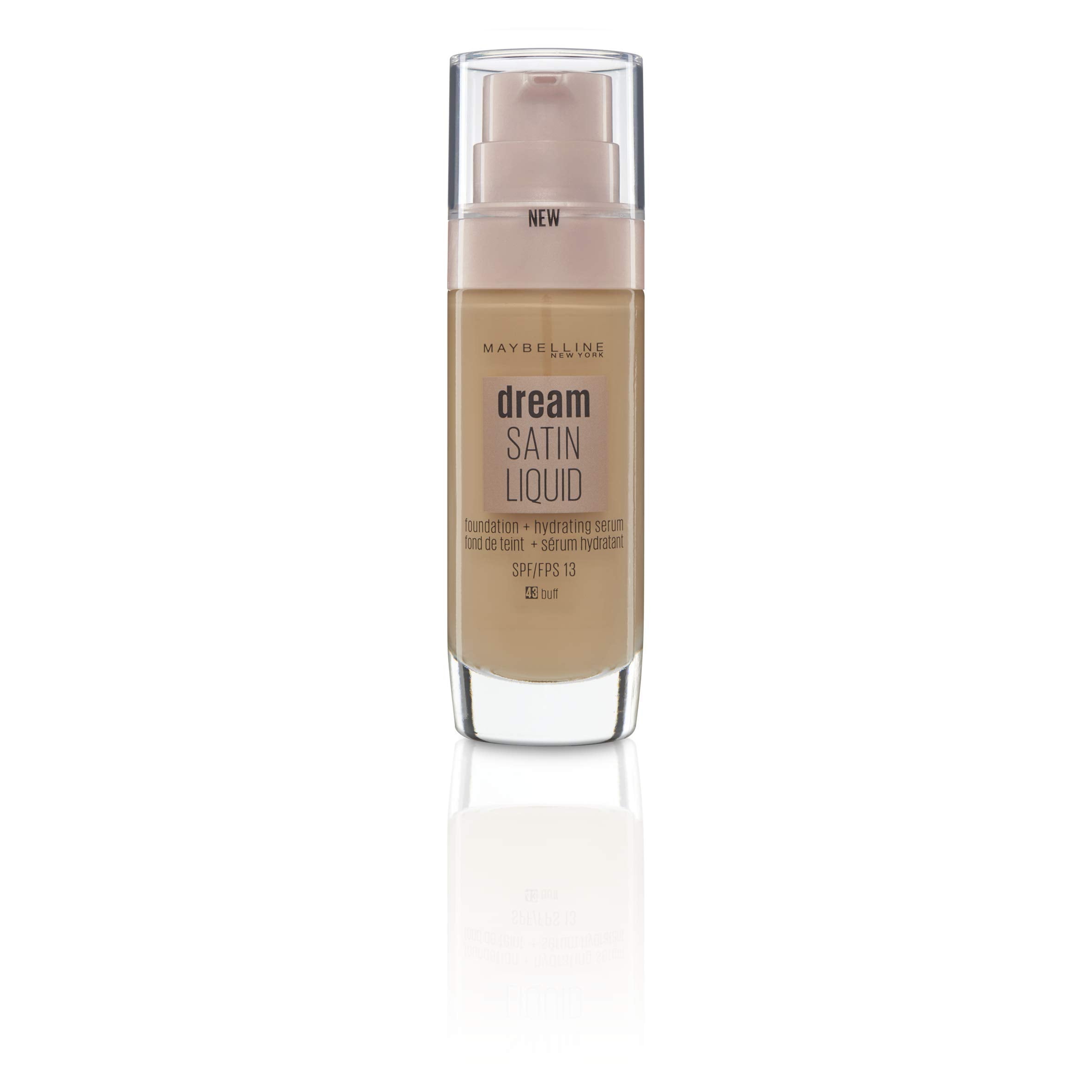 Maybelline Foundation, Dream Radiant Liquid Hydrating Foundation with Hyaluronic Acid and Collagen - Lightweight, Medium Coverage Up to 12 Hour Hydration, 30 Sand Halalzen