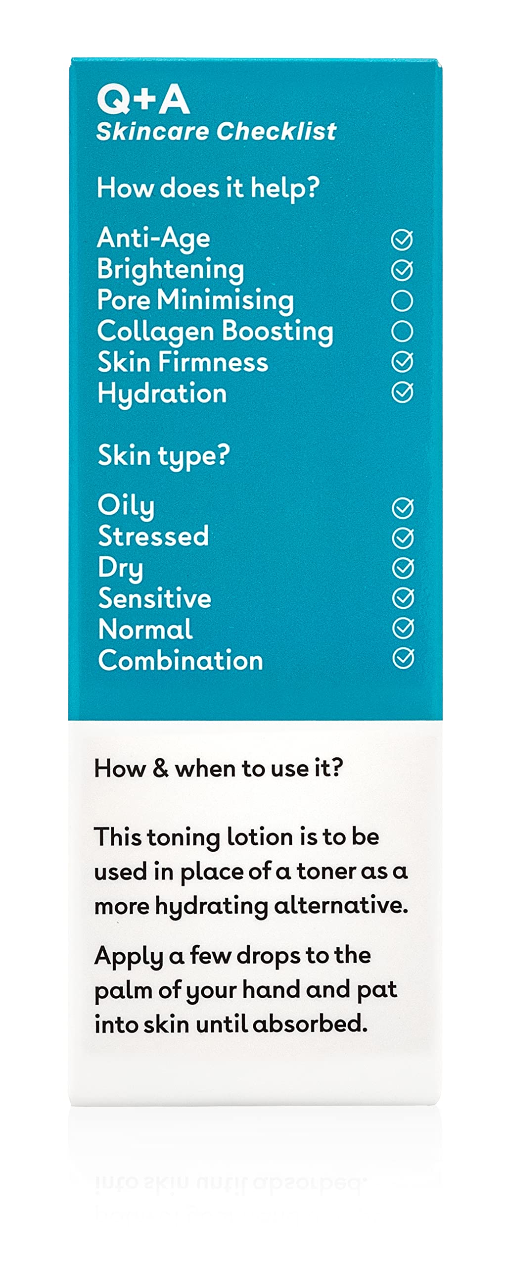 Q+A Niacinamide Daily Toner for Face (100ml), Pore Refining and Hydrating Face Toner with Hyaluronic Acid and Aloe Vera, Fragrance Free Skincare, Helps Calm Redness and Blemishes
