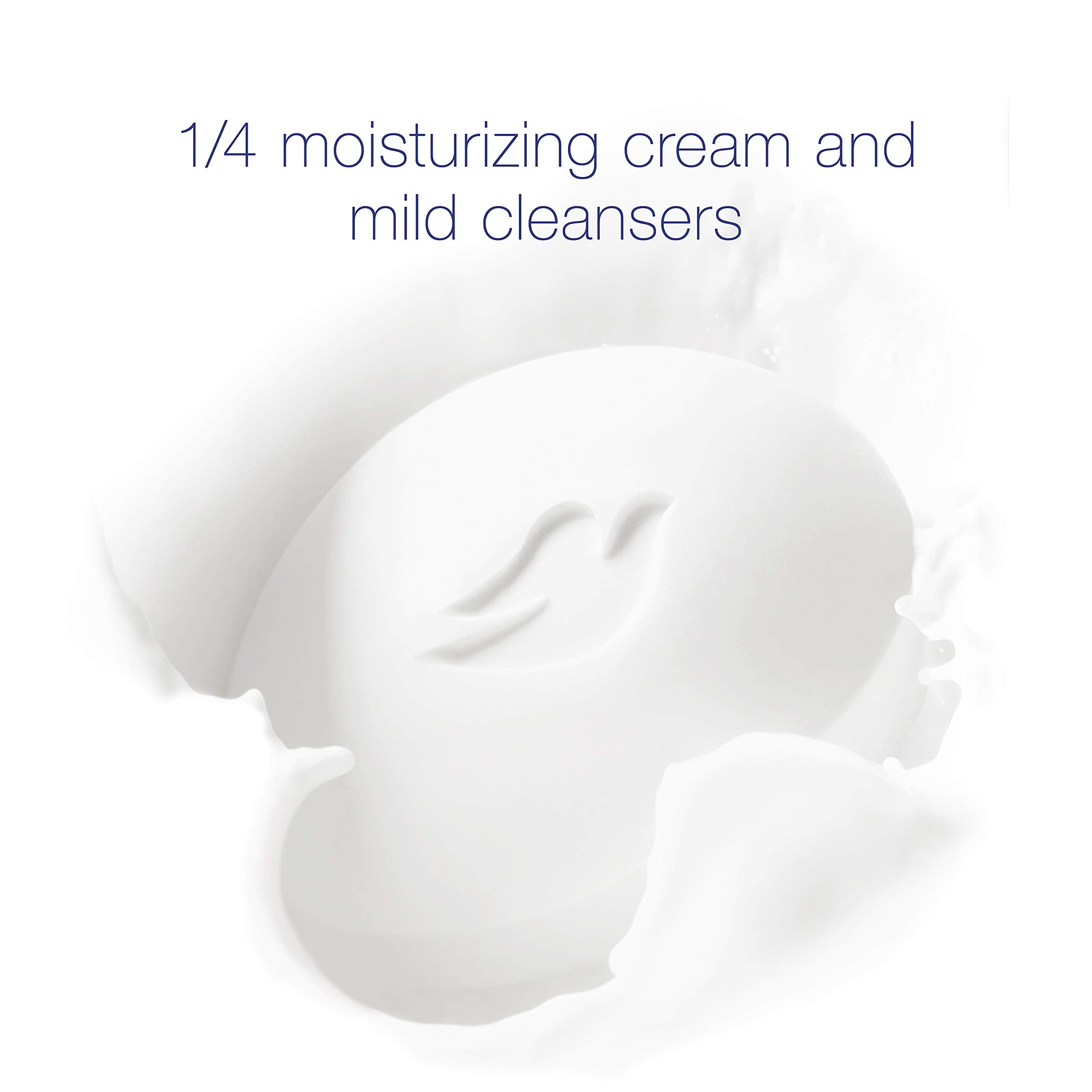 Dove Beauty Bar Soap Shea Butter, 8 Bars for Nourished, Radiant Skin, Enriches Skin 3.75 oz