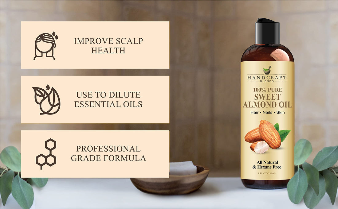 Handcraft Blends Castor Oil with Rosemary and Peppermint Oil 118 ml | 100% Pure and Natural | Premium Grade Carrier Oil | Hair, Eyelashes and Eyebrows | Hair and Body