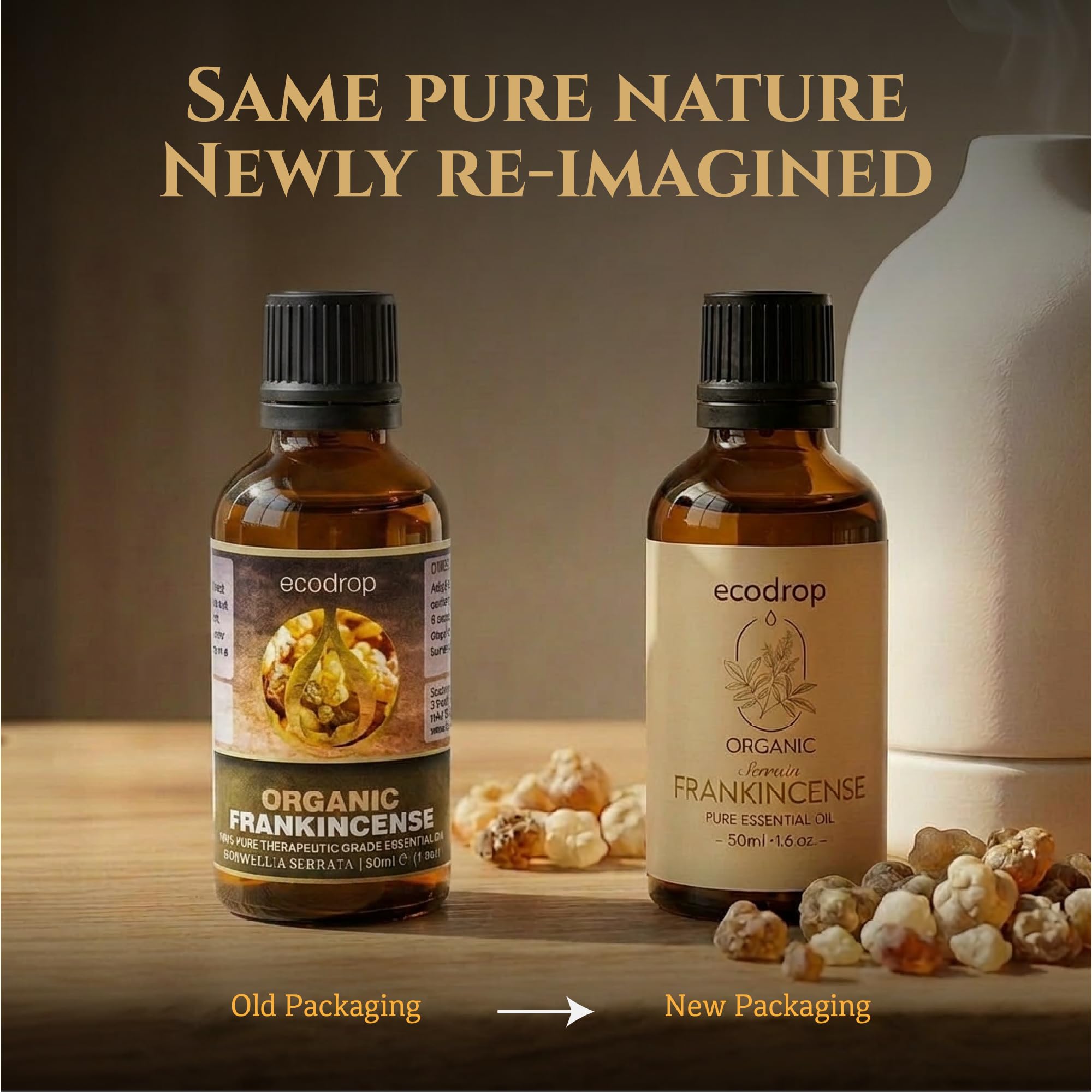 Ecodrop Tea Tree Essential Oil, 10 ml | 100% Pure Organic Steam-Distilled | Melaleuca Alternifolia | Aromatherapy, Diffuser, Massage, Bath, Soap & Candle Making | Australian Fresh Aroma