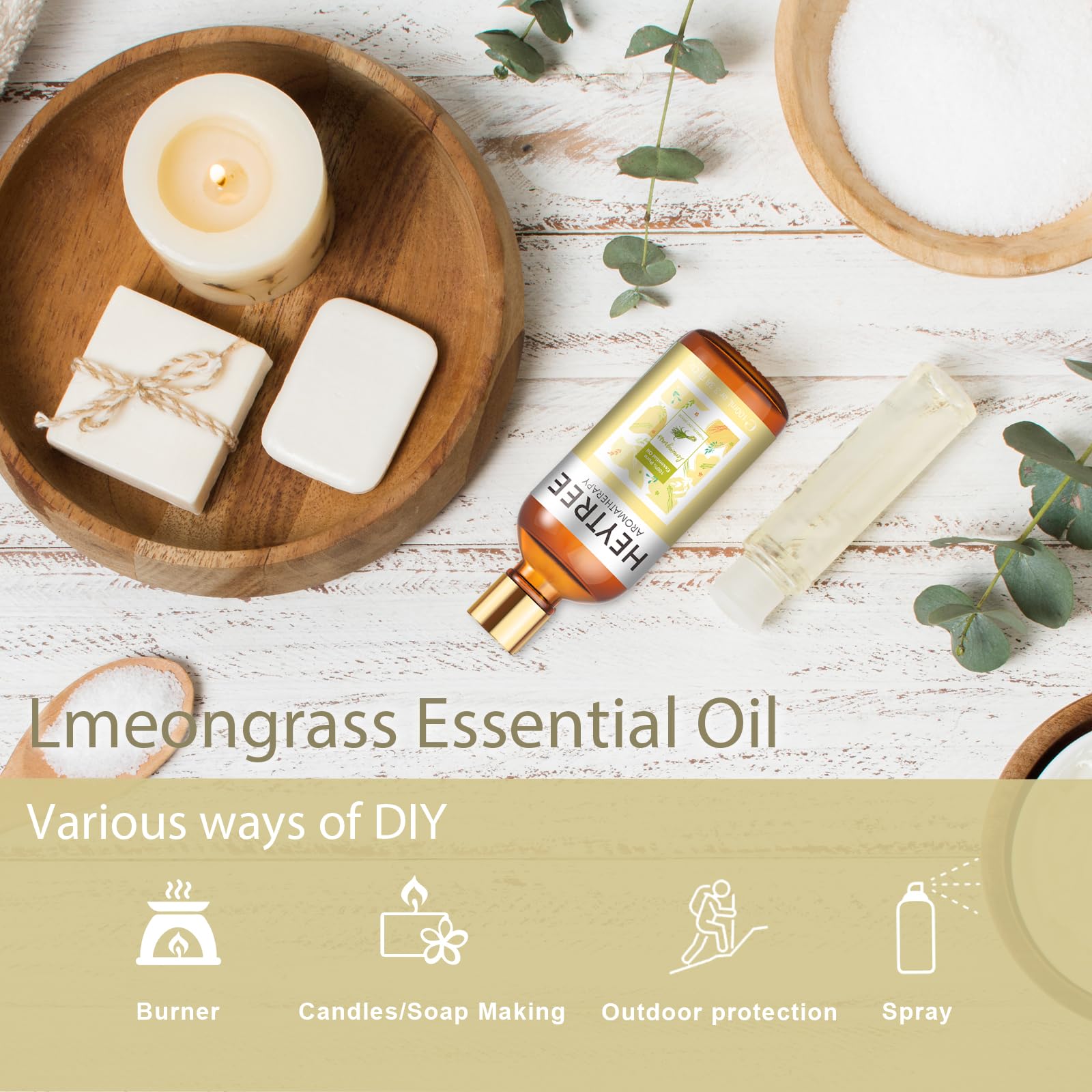 Peppermint Essential Oil 100ml - Pure Natural Essential Oils Strong,Fresh Minty Scent Increases Clarity - Perfect for Aromatherapy,Diffuser, Clear Breathing-Strong Peppermint Oil