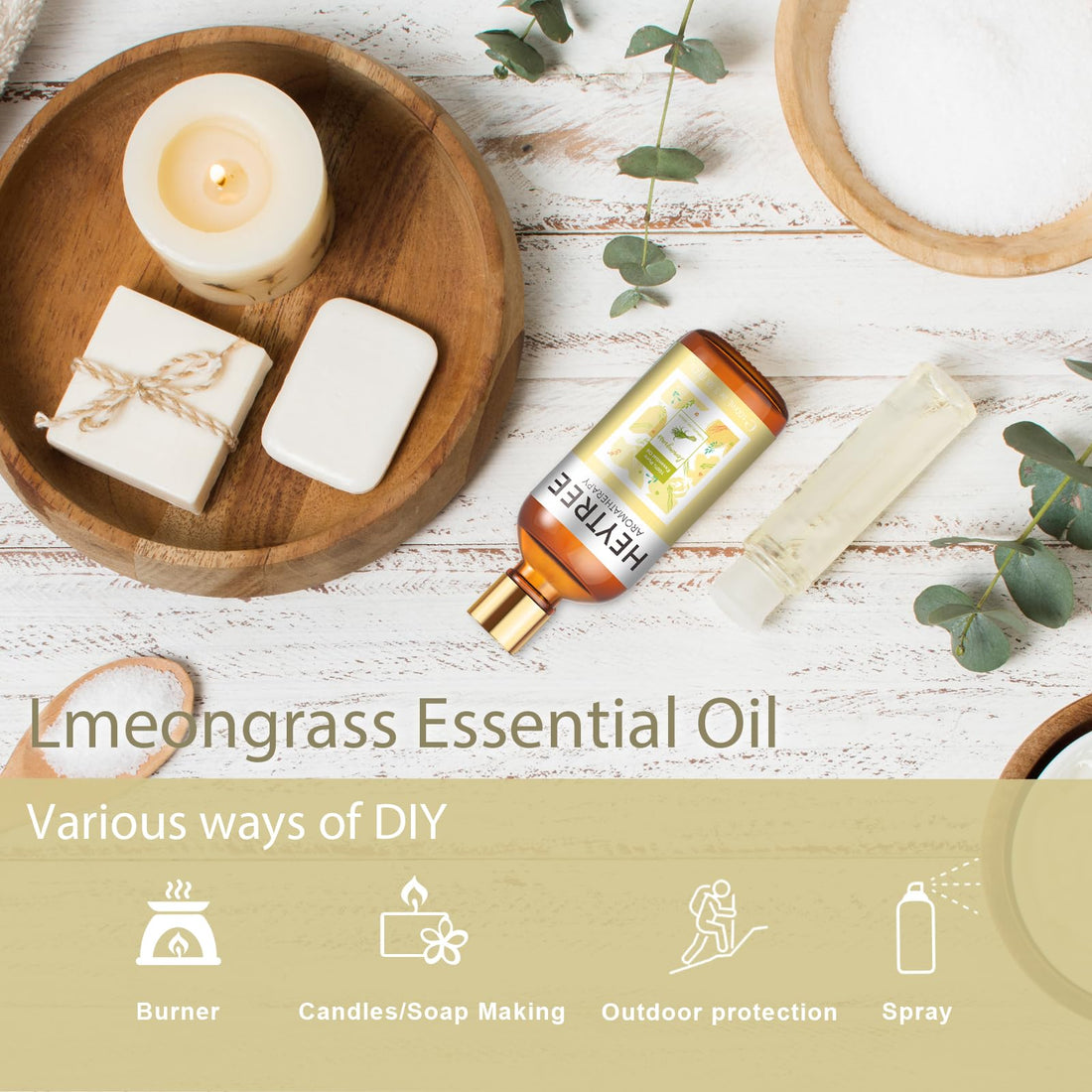 Peppermint Essential Oil 100ml - Pure Natural Essential Oils Strong,Fresh Minty Scent Increases Clarity - Perfect for Aromatherapy,Diffuser, Clear Breathing-Strong Peppermint Oil