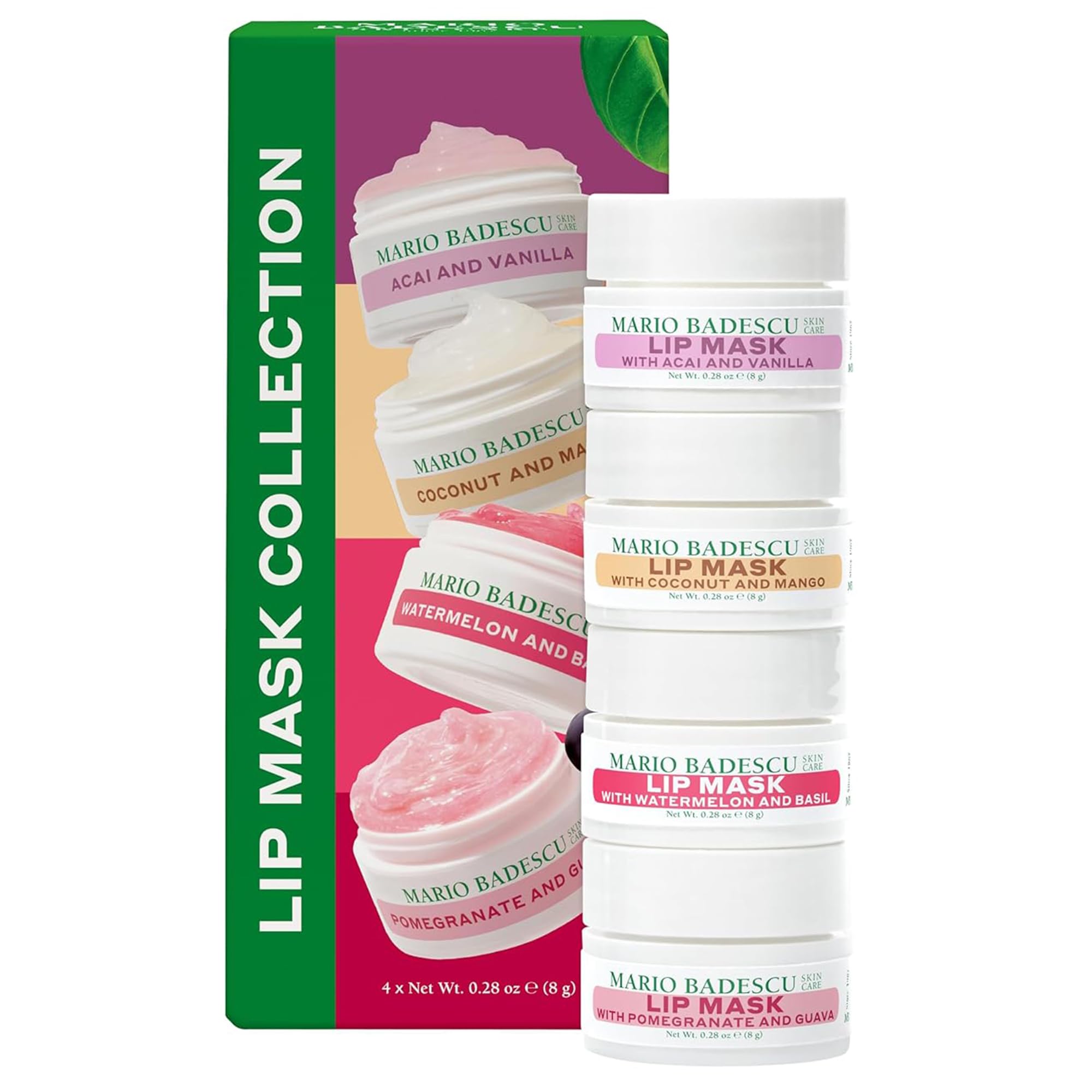 Mario Badescu Lip Mask, Overnight Lip Treatment Enriched With Skin Softening Coconut Oil and Hydrating Shea Butter Halalzen
