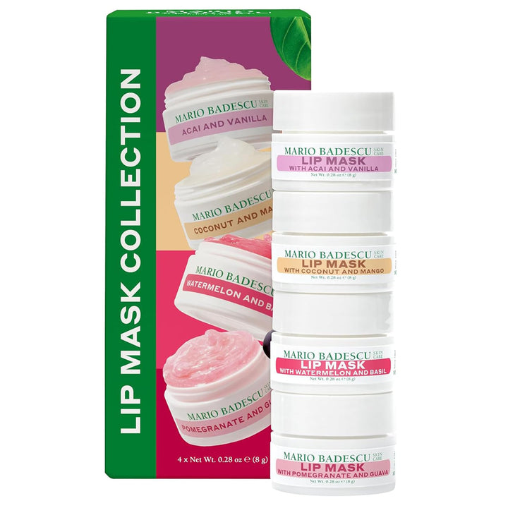 Mario Badescu Lip Mask, Overnight Lip Treatment Enriched With Skin Softening Coconut Oil and Hydrating Shea Butter Halalzen