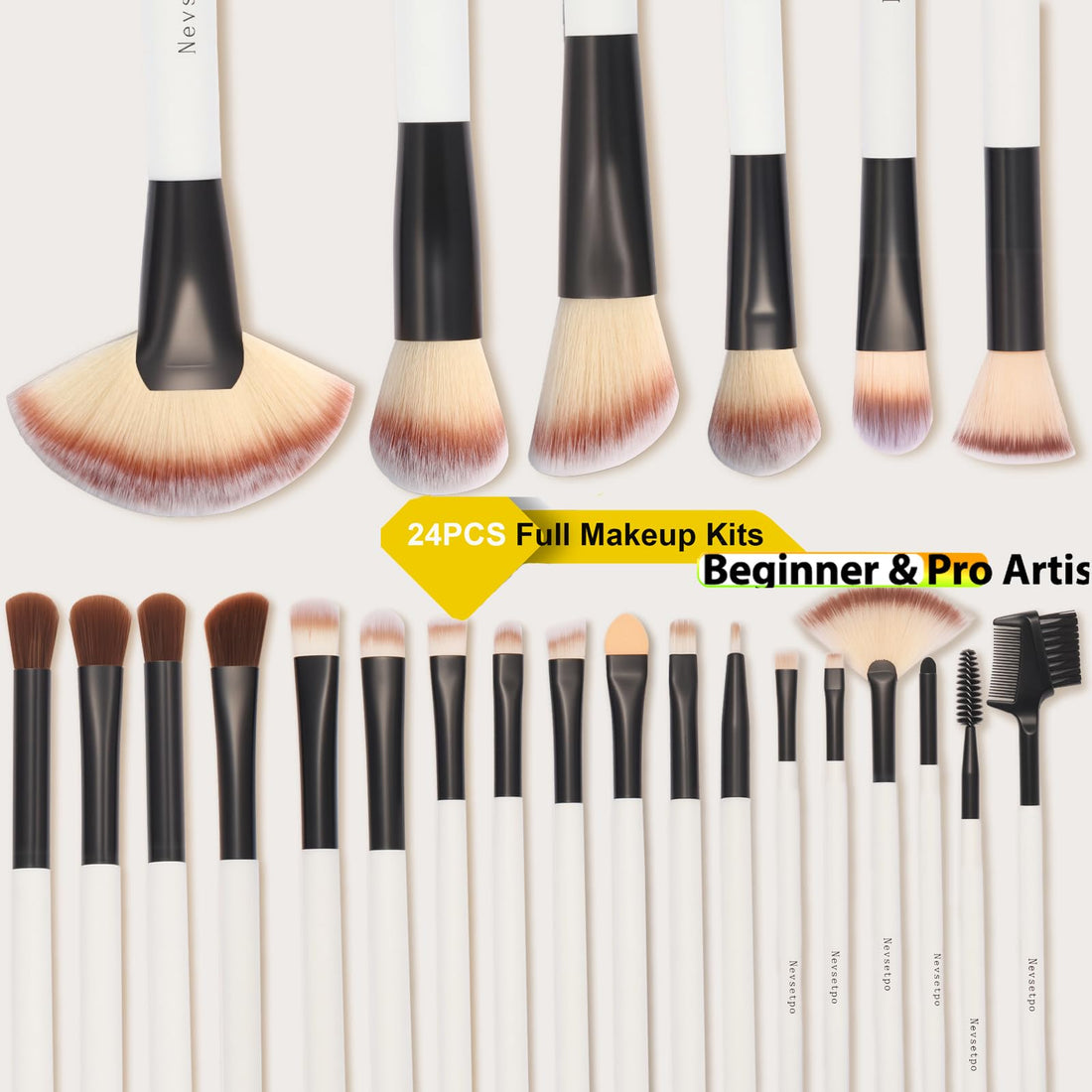 Makeup Brushes, Quality Make Up Brushes 28Pcs Makeup Brushes Set Professional & Beginner Make-up Sets & Case, Brushes & Sponges,Travel-Friendly Roll-up Beauty Gift Sets for Women, GREEN Halalzen