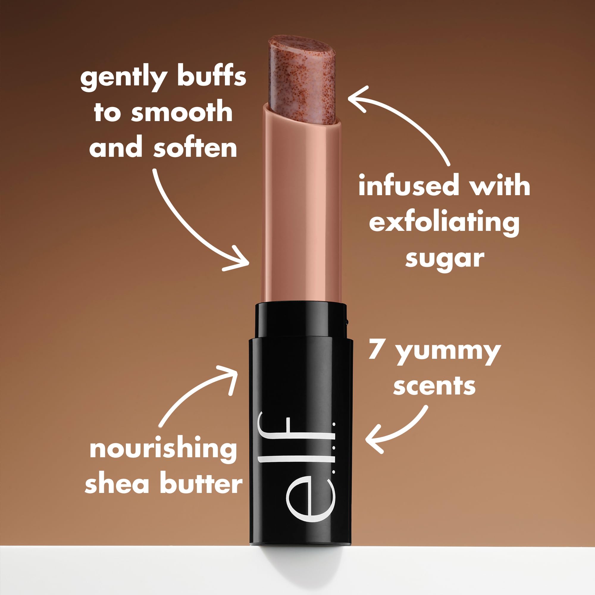 e.l.f. Lip Exfoliator, Moisturising Scented Lip Scrub For Exfoliating & Smoothing Lips, Infused With Jojoba Oil, Vegan & Cruelty-free, Strawberry Halalzen