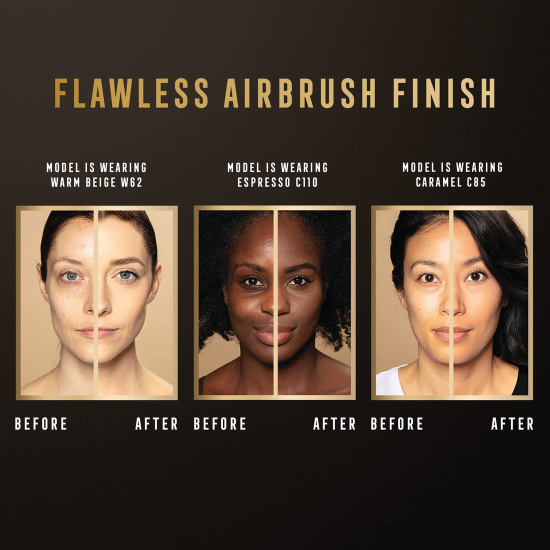 MAX FACTOR - Facefinity All Day Flawless Foundation - 3-in-1 Concealer, Liquid Foundation & Face Primer - Up To 30hr Wear - Flawless Airbrush Finish, SPF 20, Vegan - C50 Natural Rose - 30ml Halalzen