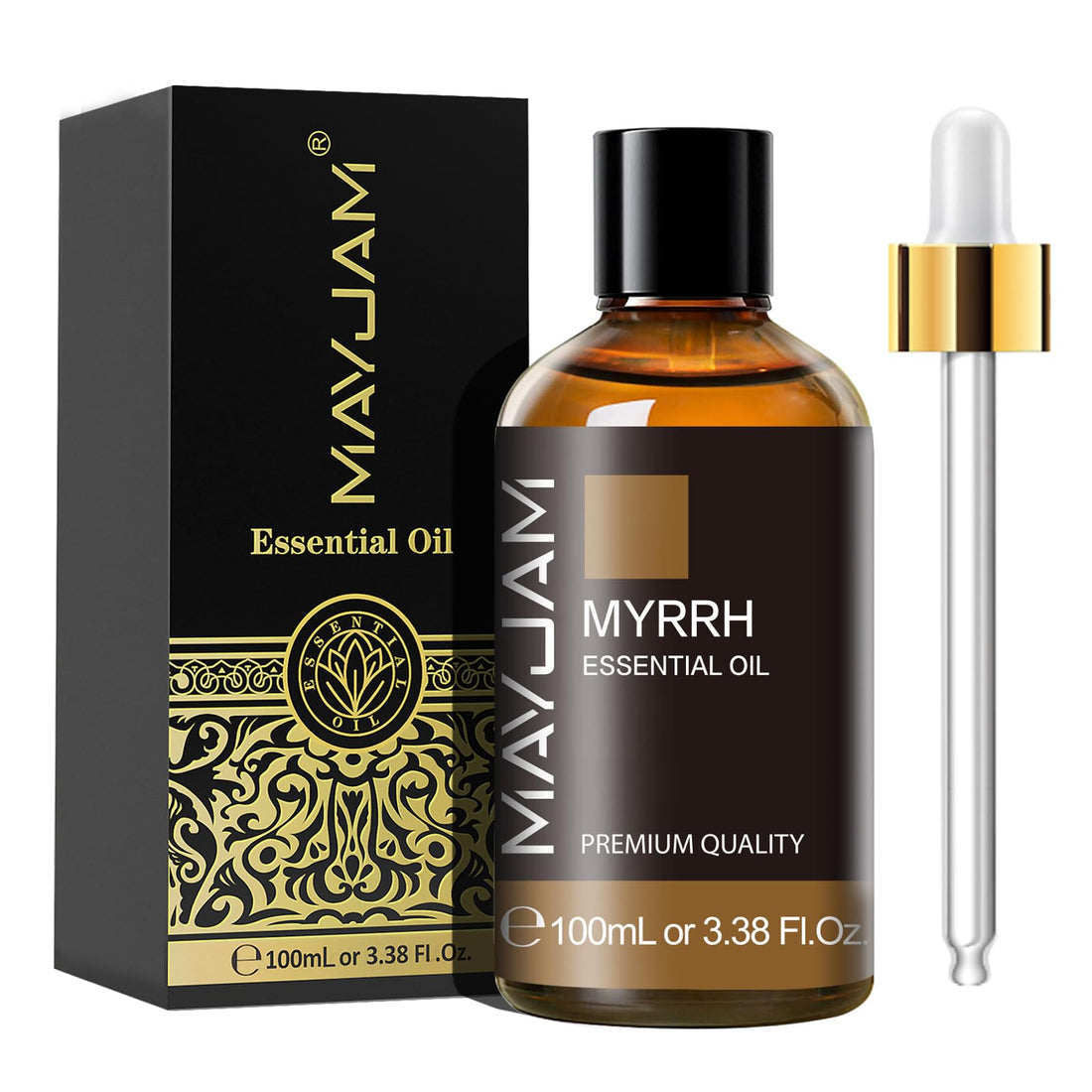 MAYJAM Sandalwood Essential Oils 100ML, Sandalwood Oil for Diffuser, Humidifier, DIY, Home, Office