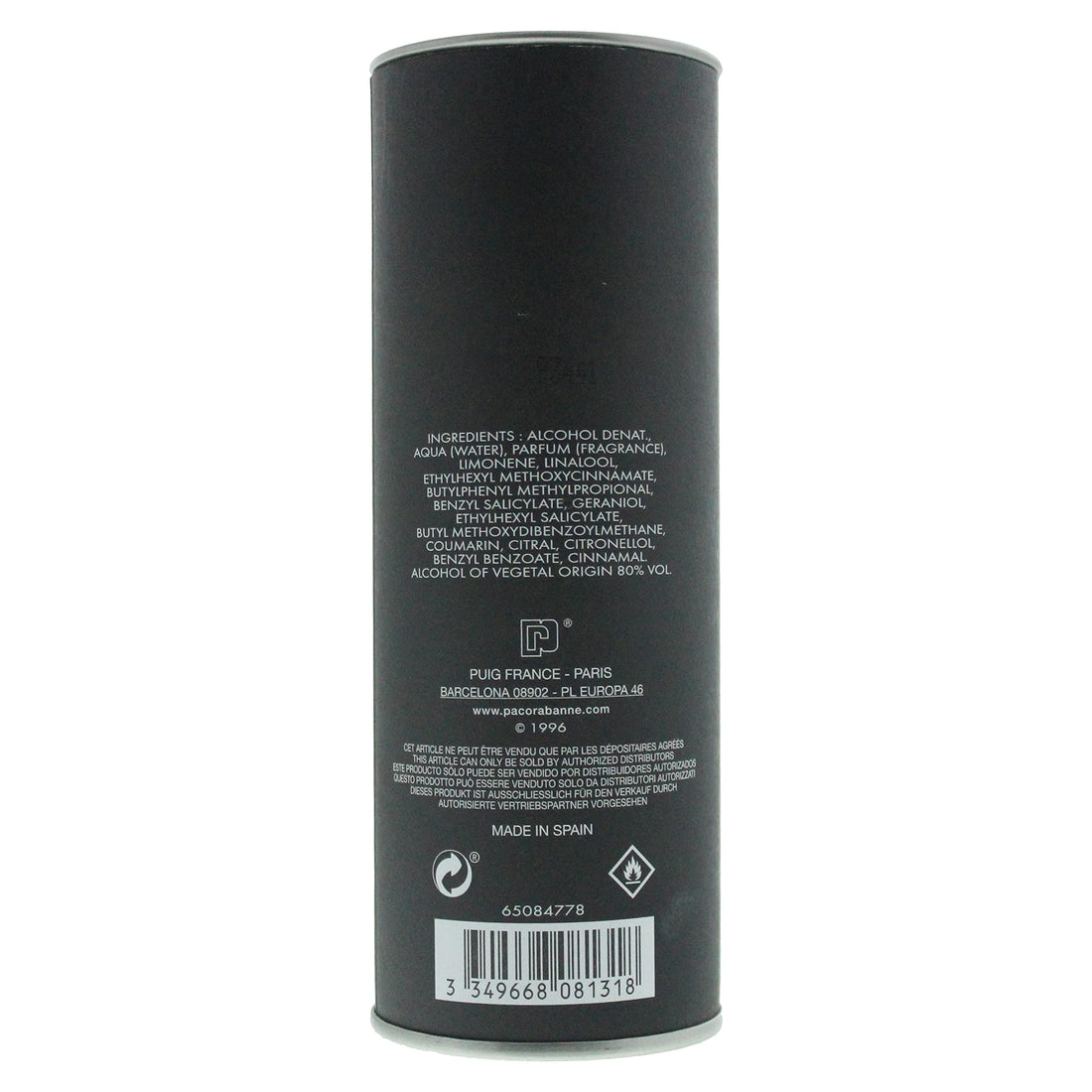 Paco by Paco Rabanne Eau de Toilette For Men 100ml