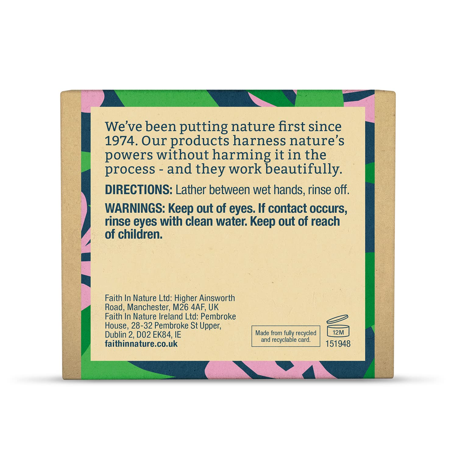Faith In Nature Natural Coconut Hand Soap Bar, Hydrating, Vegan & Cruelty Free, No SLS or Parabens, 100g Halalzen