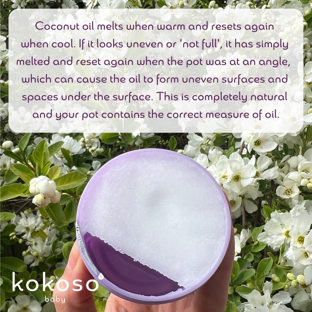 Kokoso Baby Organic Coconut Oil - Moisturising 100% Natural Baby Oil for Baby Massage, Dry, Sensitive and Normal Baby Skin - 200ml Halalzen