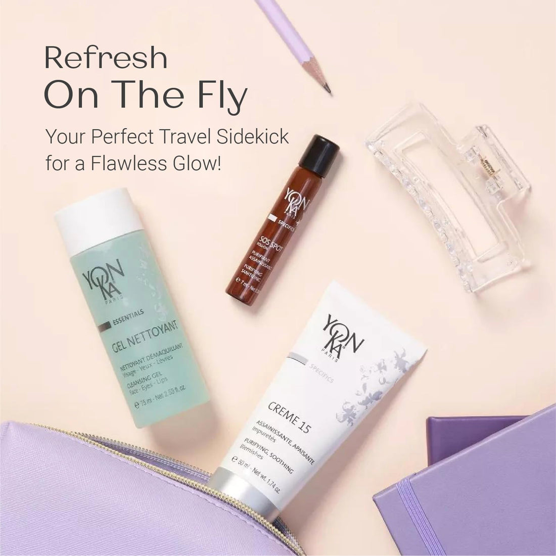 Yonka Gel Cleanser | Gentle Foaming Face Wash & Makeup Remover | Cleanses Pores and Balances Skins pH with Red Algae & Amino Acids | For Acne Prone & Oily Skin | Paraben-Free