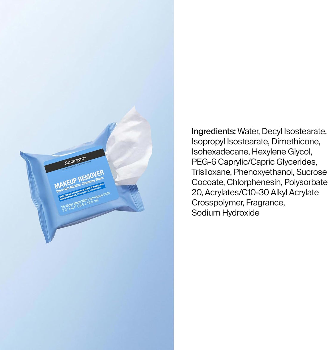 Neutrogena Makeup Removing Wipes, 25 Count, Twin Pack Halalzen