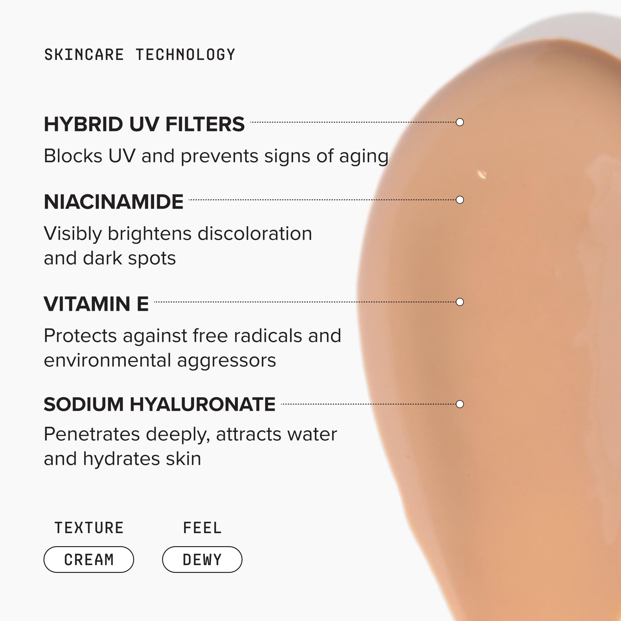 DRMTLGY Universal Tinted Moisturizer SPF 46 – Hydrating Dewy Tinted Sunscreen for Face with Zinc Oxide & Octinoxate – Niacinamide & Hyaluronic Acid – Broad Spectrum Lightweight Daily SPF, 1.7 oz Halalzen