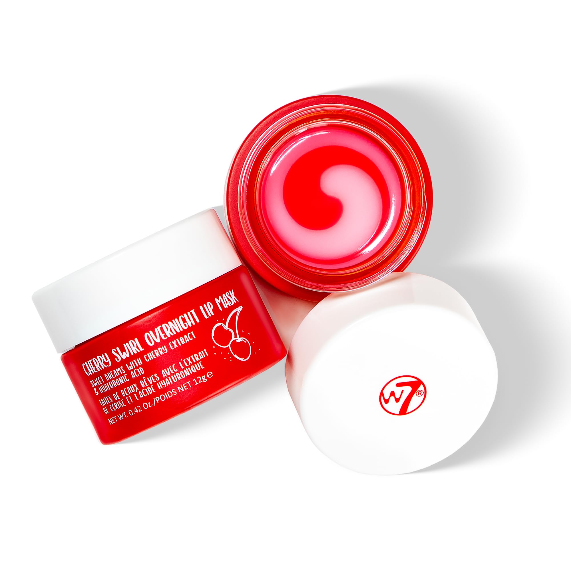 W7 Super Sweet Dreams Overnight Strawberry Lip Mask - Vitamin E, Aloe Vera and Grape Seed Oil - For Hydrated, Full Looking & Irresistible Lips - 20ml Halalzen