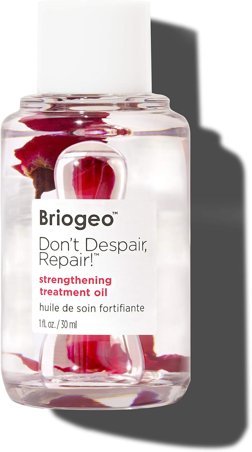 Briogeo Don’t Despair Repair! Strengthening Treatment Oil, Hair Oil Treatment for Dry, Damaged Hair, No Harsh Sulfates, Silicones or Parabens - 30 ml