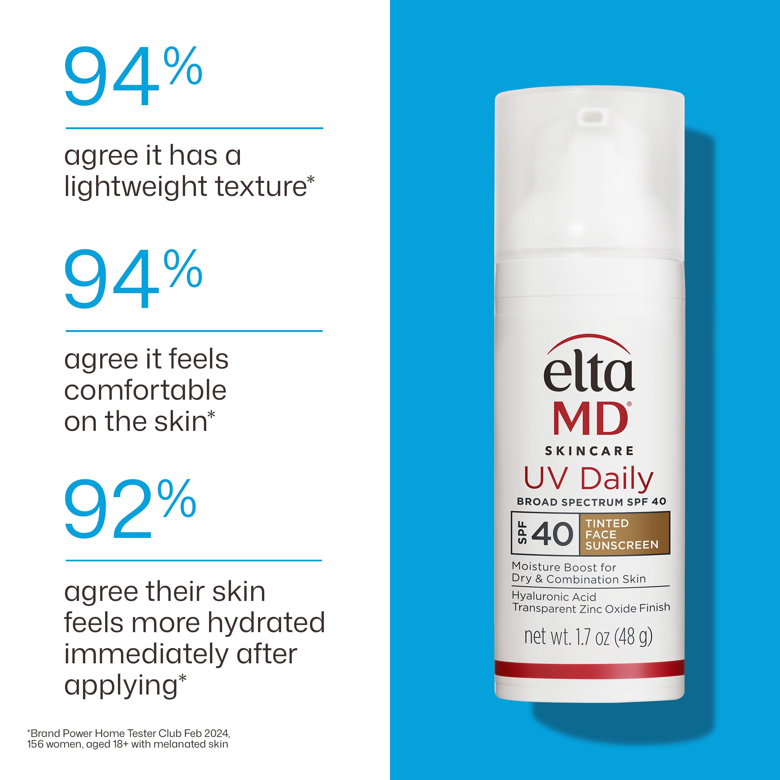 EltaMD UV Daily SPF 40 Face Sunscreen Moisturizer with Zinc Oxide, Daily Face Moisturizer with SPF, Sunscreen for Dry Skin Halalzen