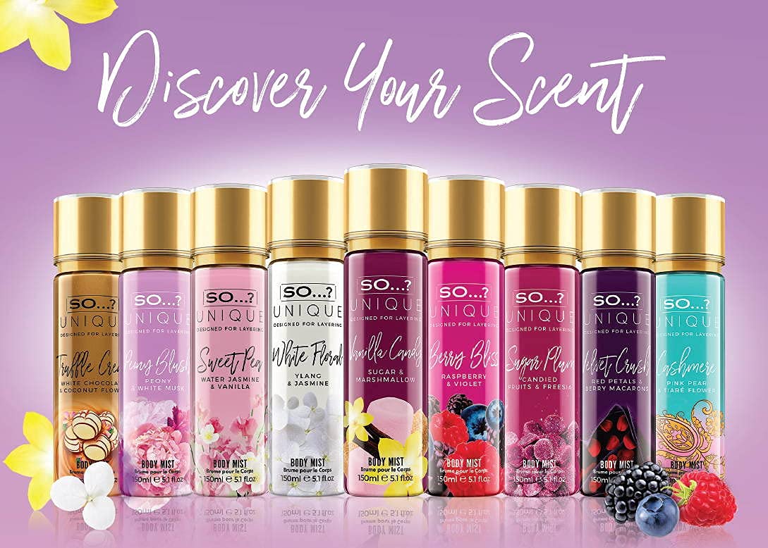So…? Unique Womens White Blossom Body Mist Fragrance Spray 150ml Halalzen