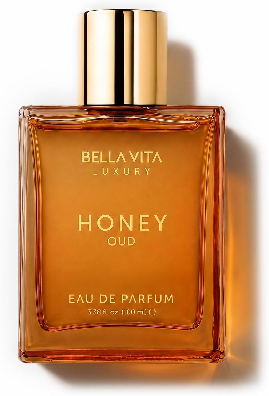 Bellavita Luxury Honey Oud Eau de Parfum | 100 ml (3.4 fl.oz.) | Perfume for Men and Women | Sweet Honey, Bergamot, Oud, & Amber Notes | Long Lasting Unisex Fragrance Halalzen