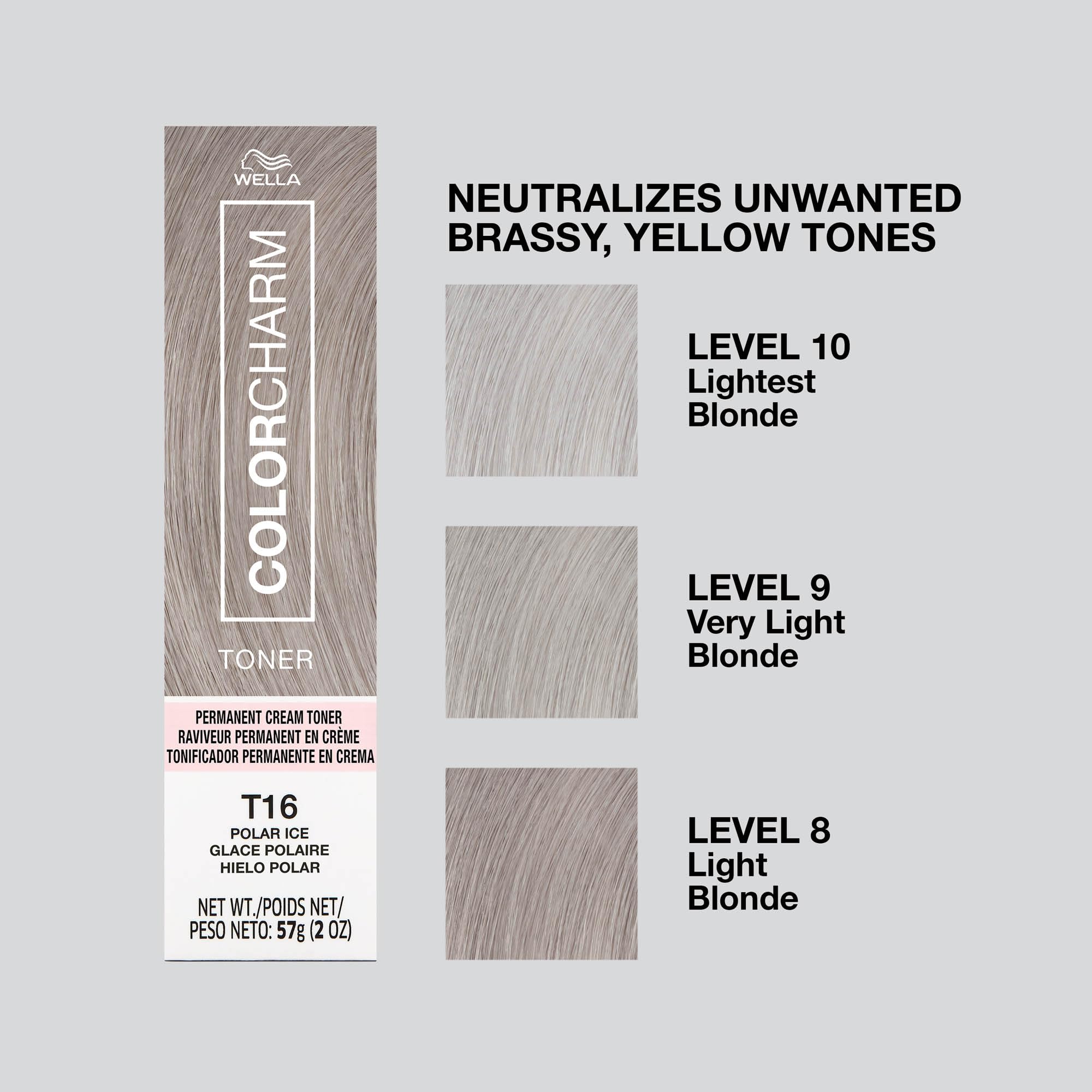 COLORCHARM Permanent Crème Hair Toner | Free of Animal-Derived Ingredients, Parabens Free & Gluten Free | 2 oz