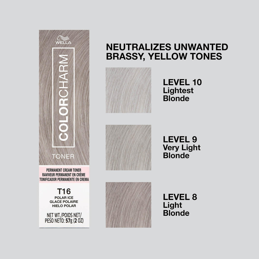 COLORCHARM Permanent Crème Hair Toner | Free of Animal-Derived Ingredients, Parabens Free & Gluten Free | 2 oz