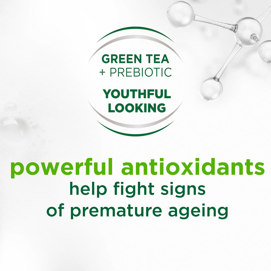 Simple Regeneration Age Resisting Facial Wash with green tea and prebiotic cleanser for revived and revitalised skin 150 ml