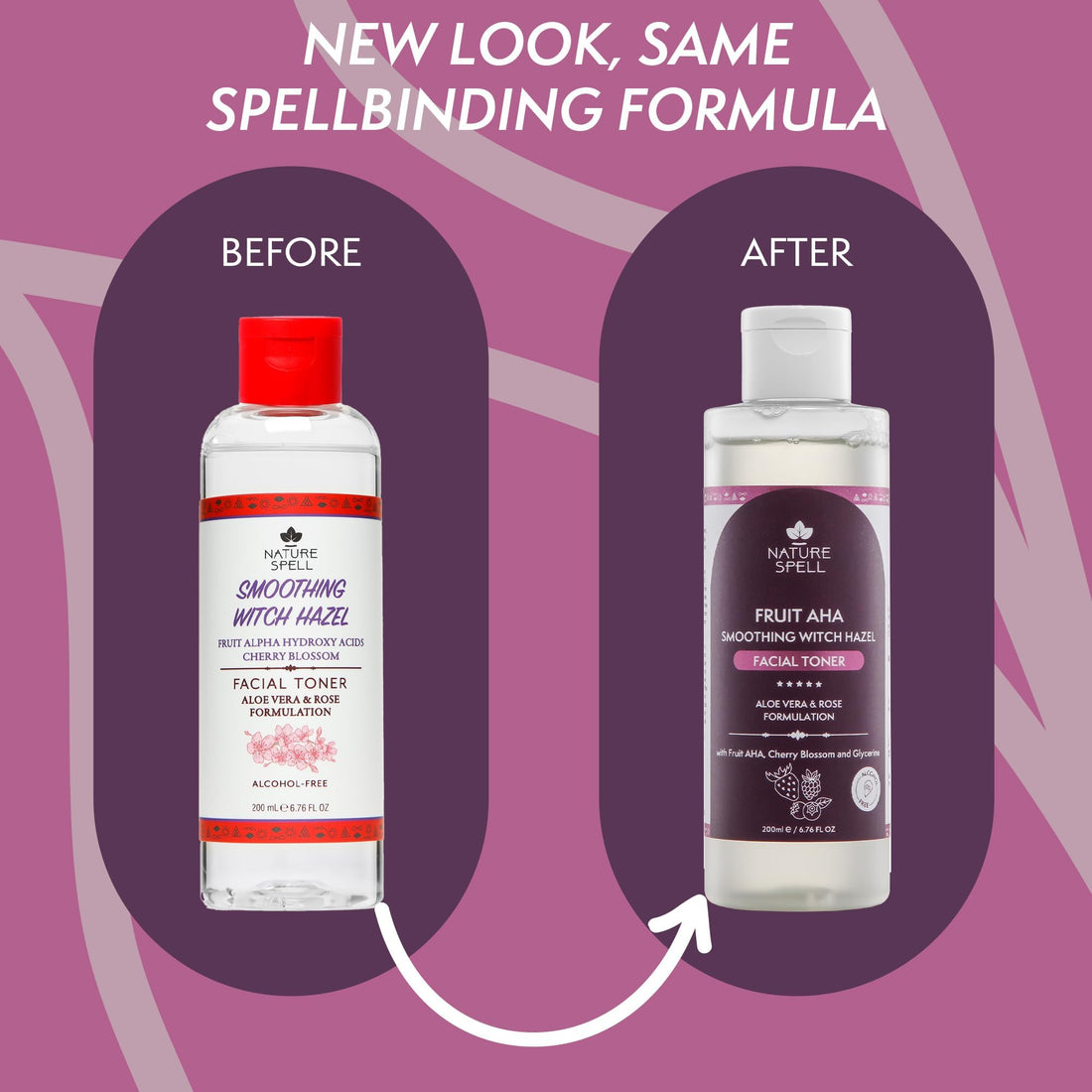 Nature Spell Rose Water Facial Toner, Hydrates & Restores Skin pH Balance, Suitable for All Skin Types, Vegan, 200ml