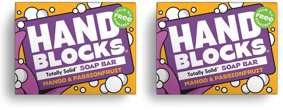 Hand Blocks: Cedarwrood & Eucalyptus (6 Pack) - Cold Processed Natural Soap Bars - Plastic, Palm, SLS, SLES & Paraben Free Halalzen