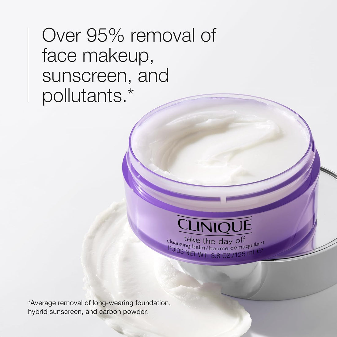 Clinique Take The Day Off Cleansing Balm Makeup Remover | Dissolves Makeup + Sunscreen, 125 ml. Halalzen