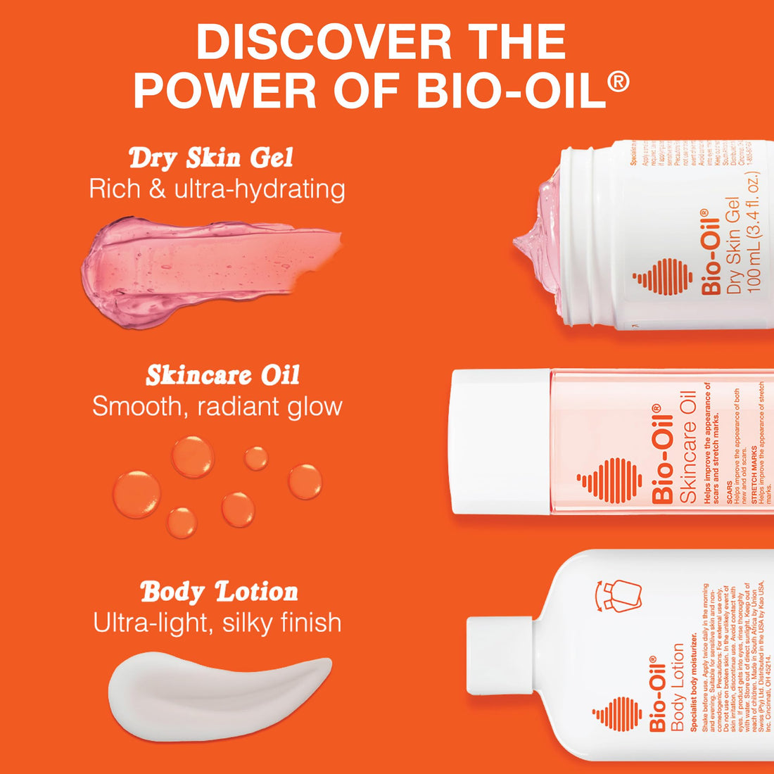 Bio-Oil Skincare Body Oil Serum, Face and Body Moisturizer with Vitamin E & A, for Scars, Stretch Marks, Sensitive Skin, All Skin Types, Dermatologist Recommended, Non-Comedogenic, 2 Oz Halalzen
