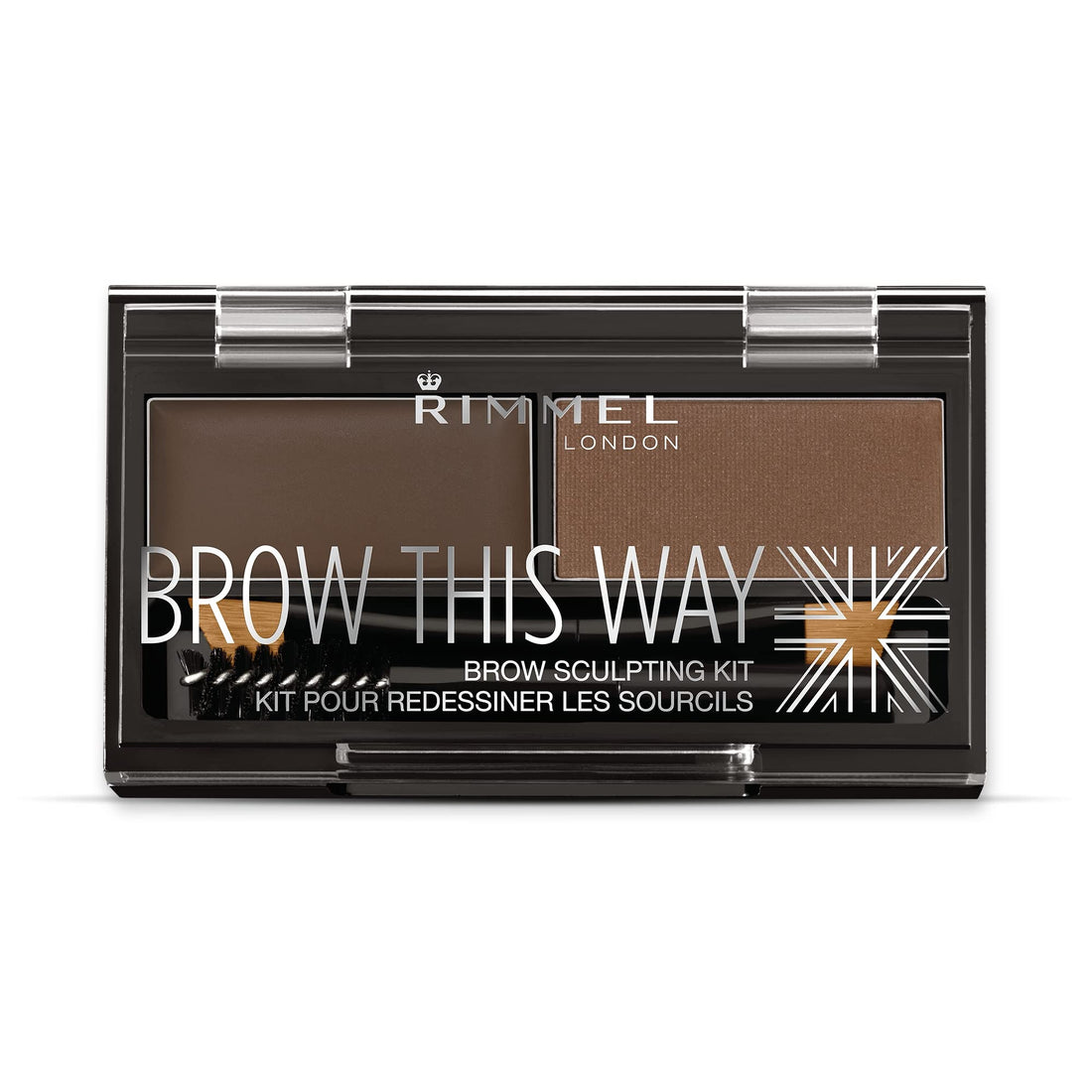 Rimmel London Brow This Way Eyebrow Powder Sculpting Kit, 1.3g