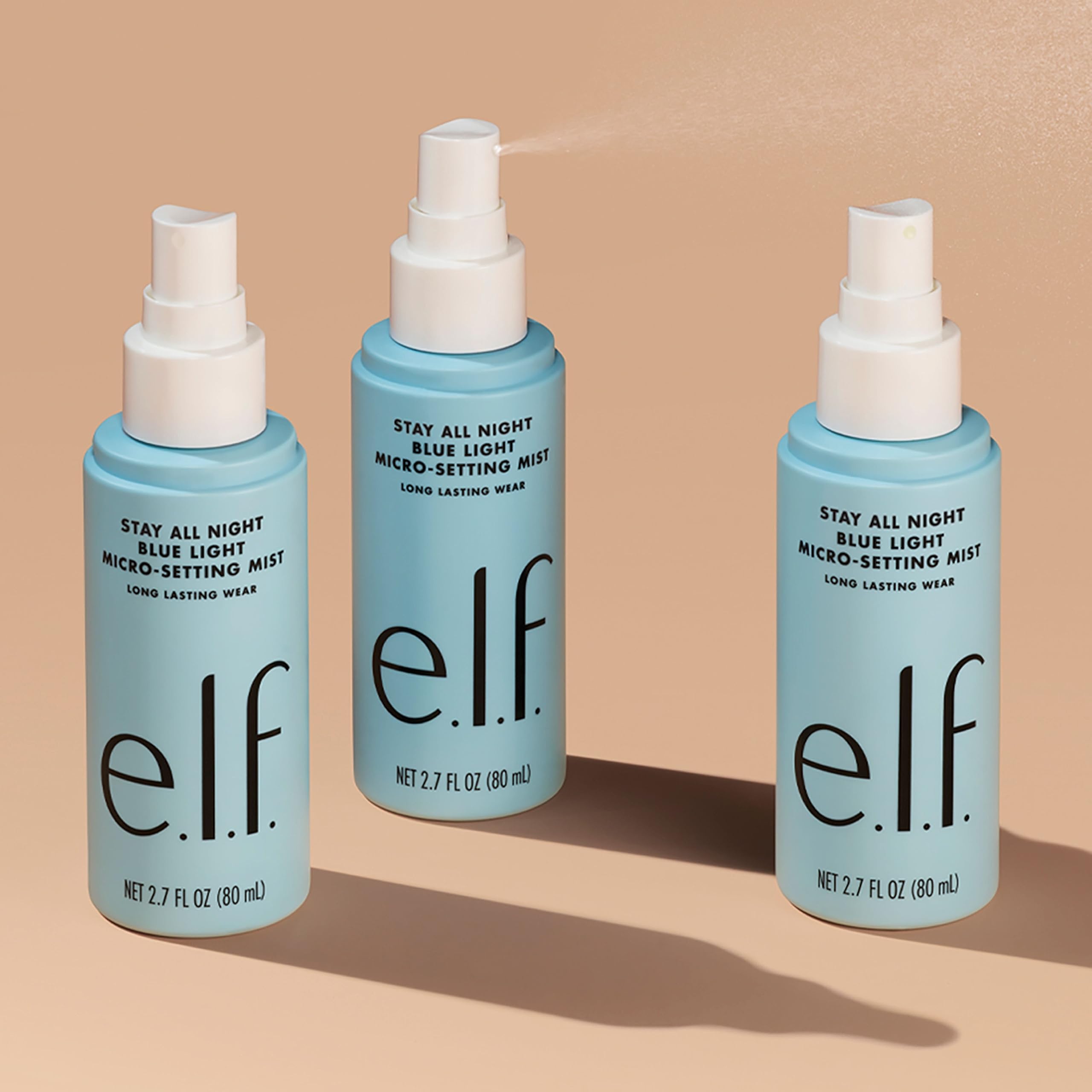 e.l.f. Dewy Coconut Setting Mist, Makeup Setting Spray For Hydrating & Conditioning Skin, Infused With Green Tea, Vegan & Cruelty-Free, 2.7 Fl Oz